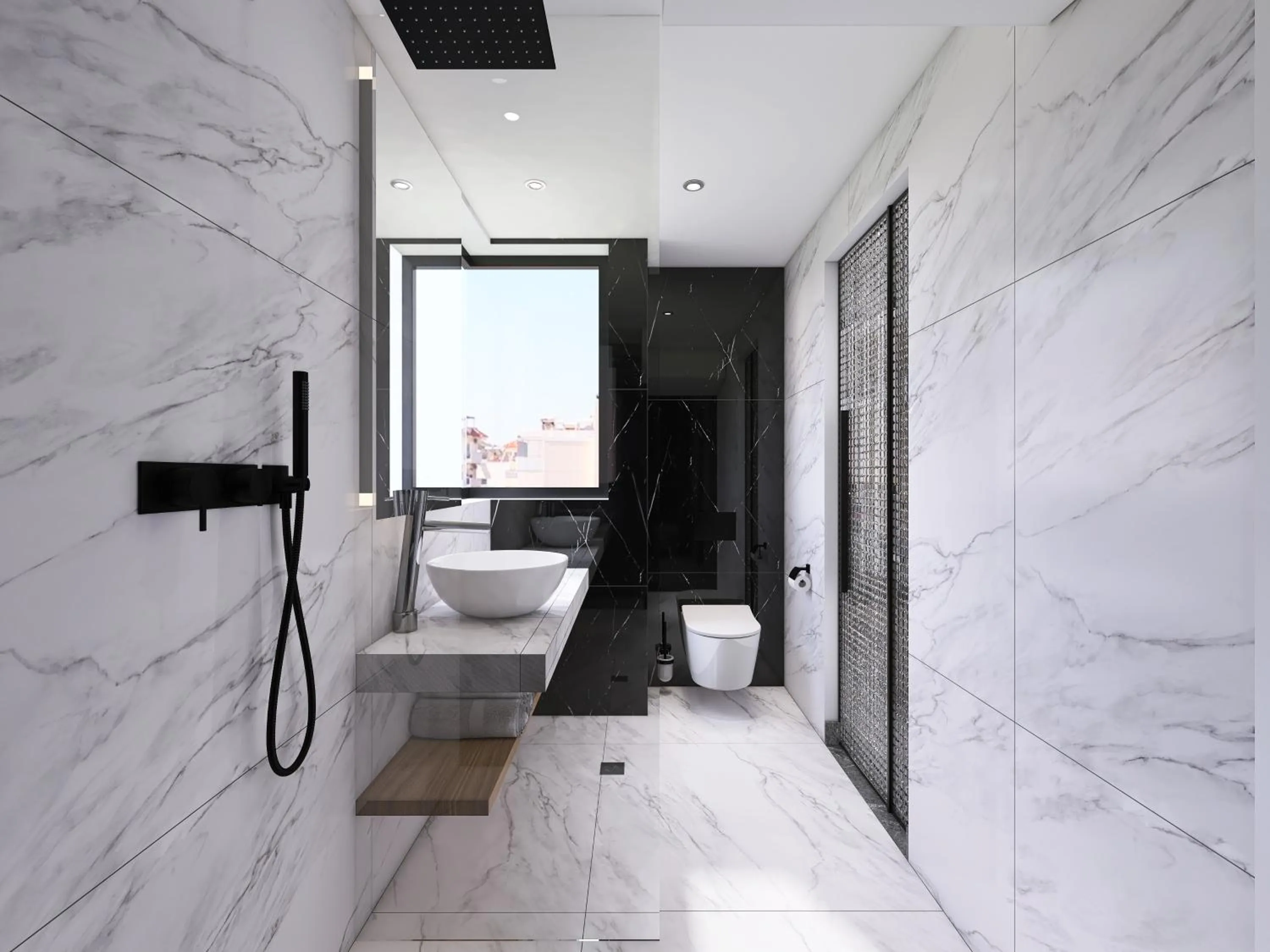 Bathroom in Captain Napoleon Paterakis CNP Luxurious Suites