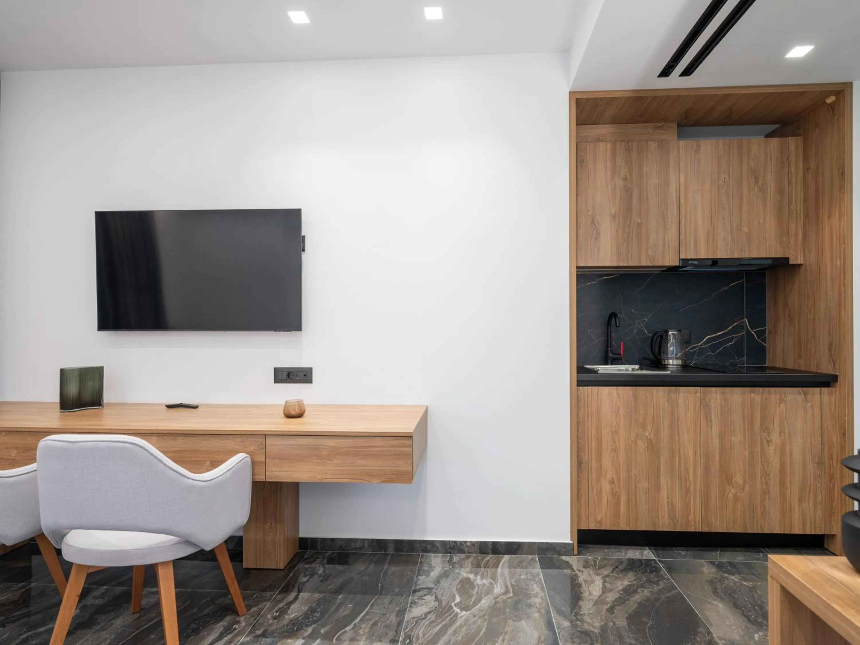 Living room in Captain Napoleon Paterakis CNP Luxurious Suites