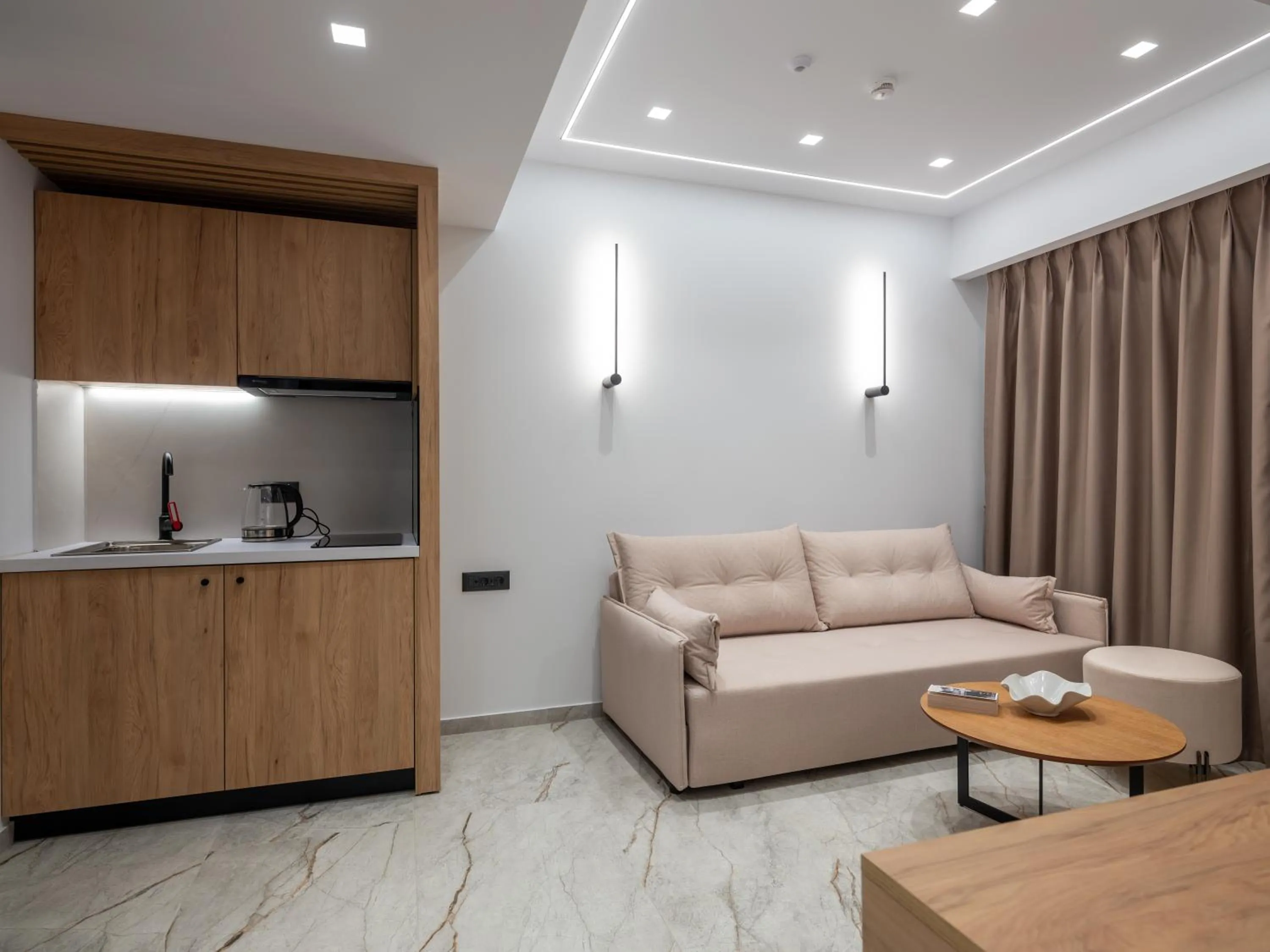 Living room in Captain Napoleon Paterakis CNP Luxurious Suites