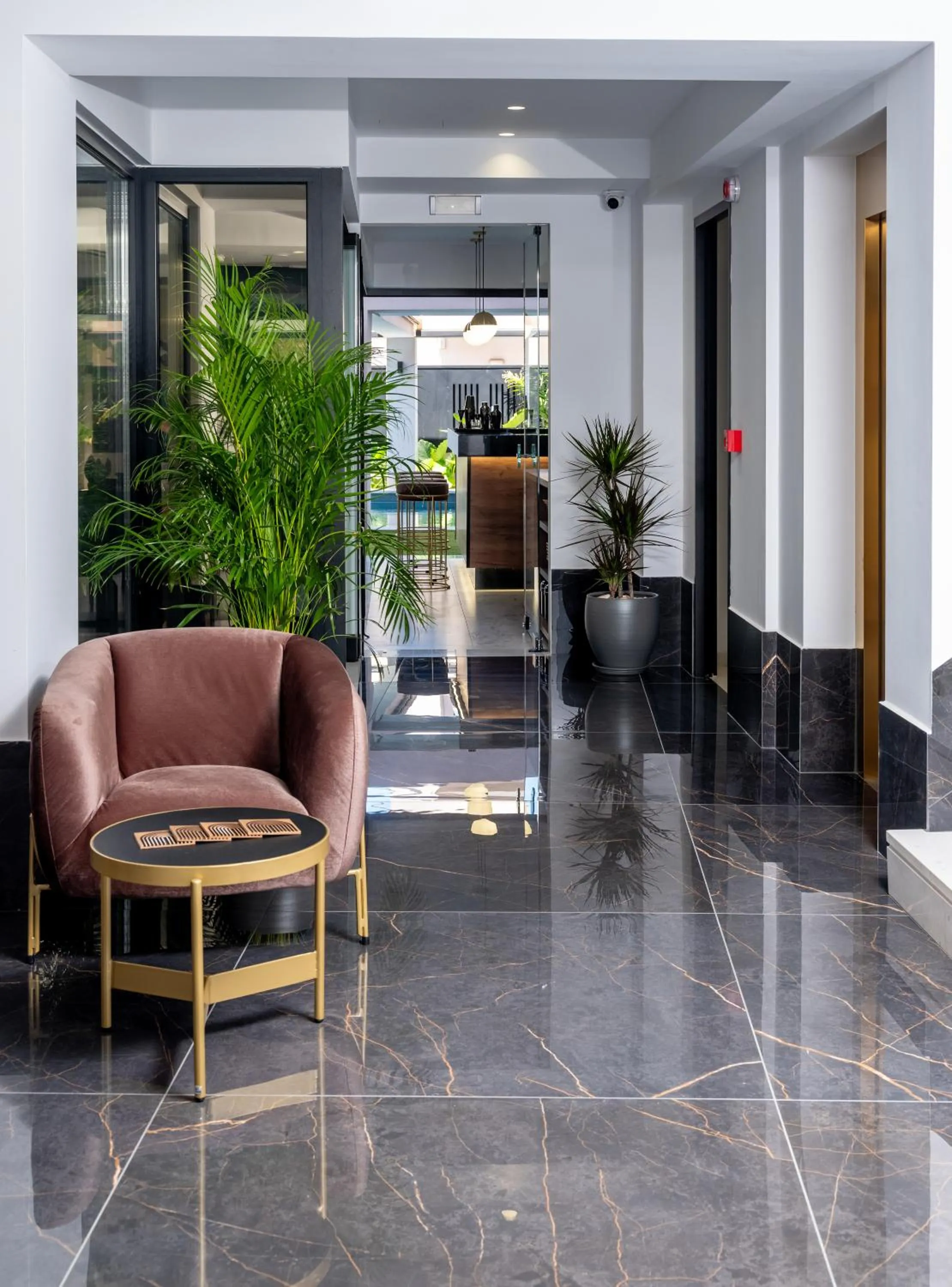 Lobby or reception in Captain Napoleon Paterakis CNP Luxurious Suites