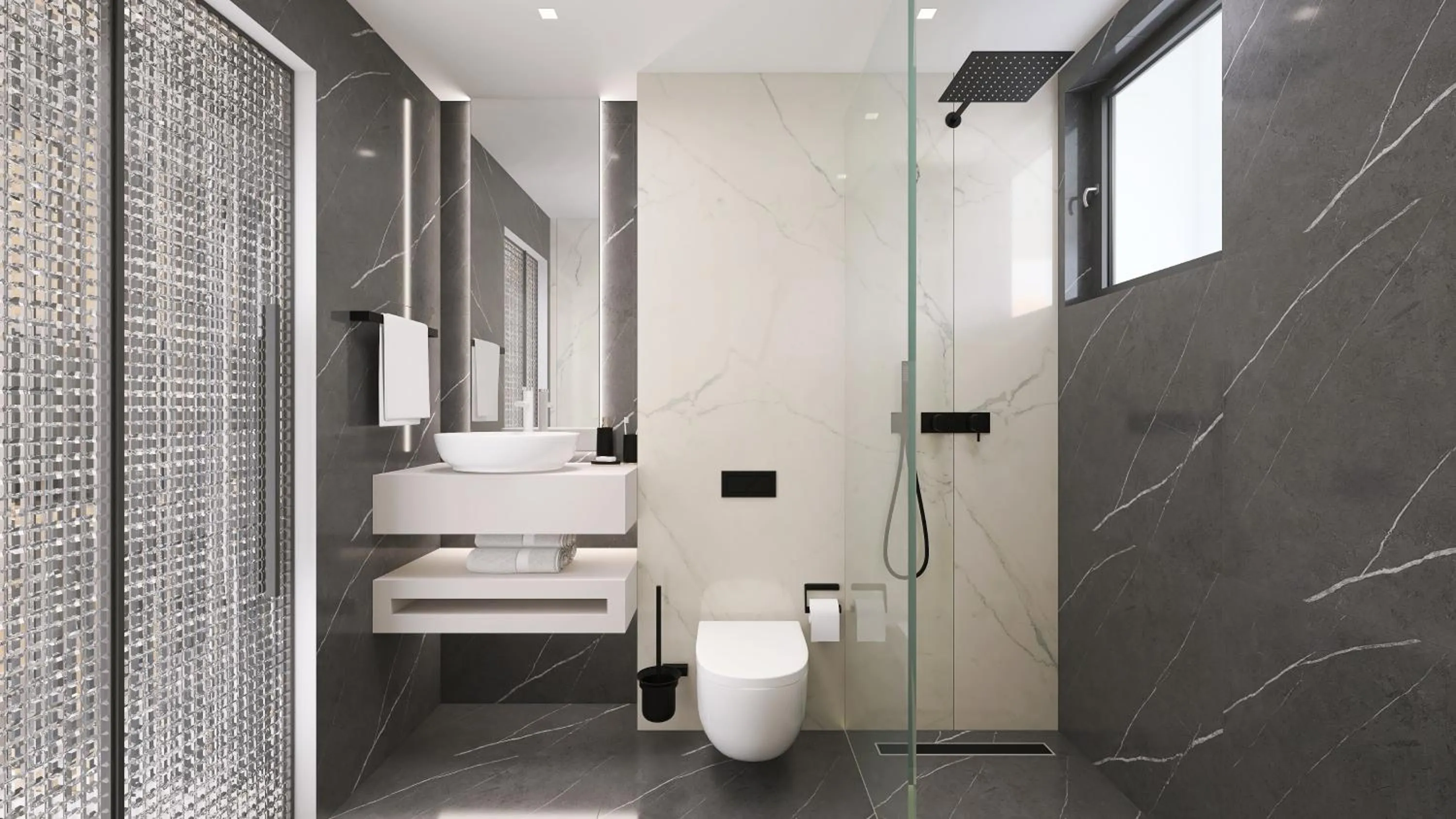 Bathroom in Captain Napoleon Paterakis CNP Luxurious Suites