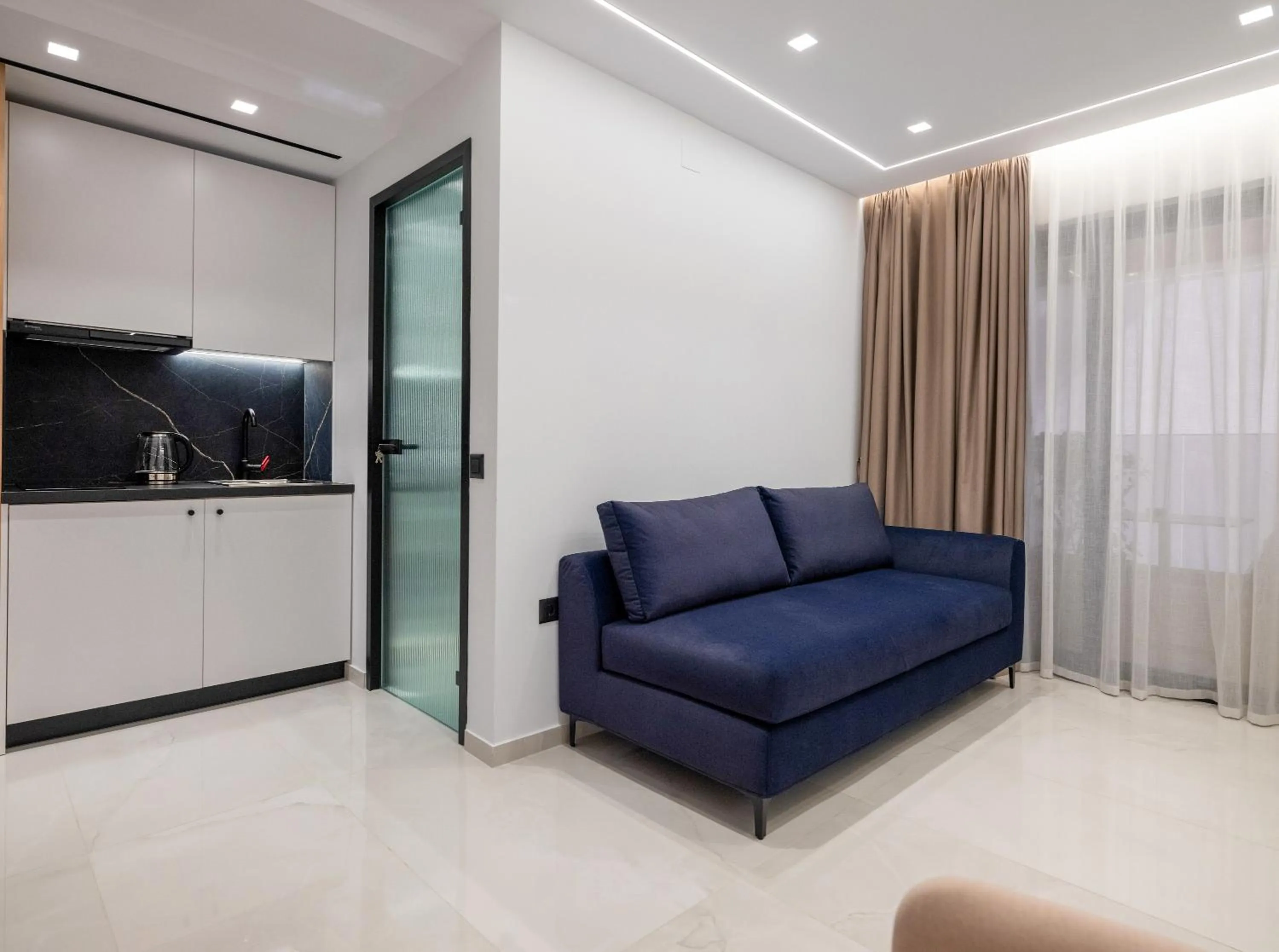 Living room in Captain Napoleon Paterakis CNP Luxurious Suites