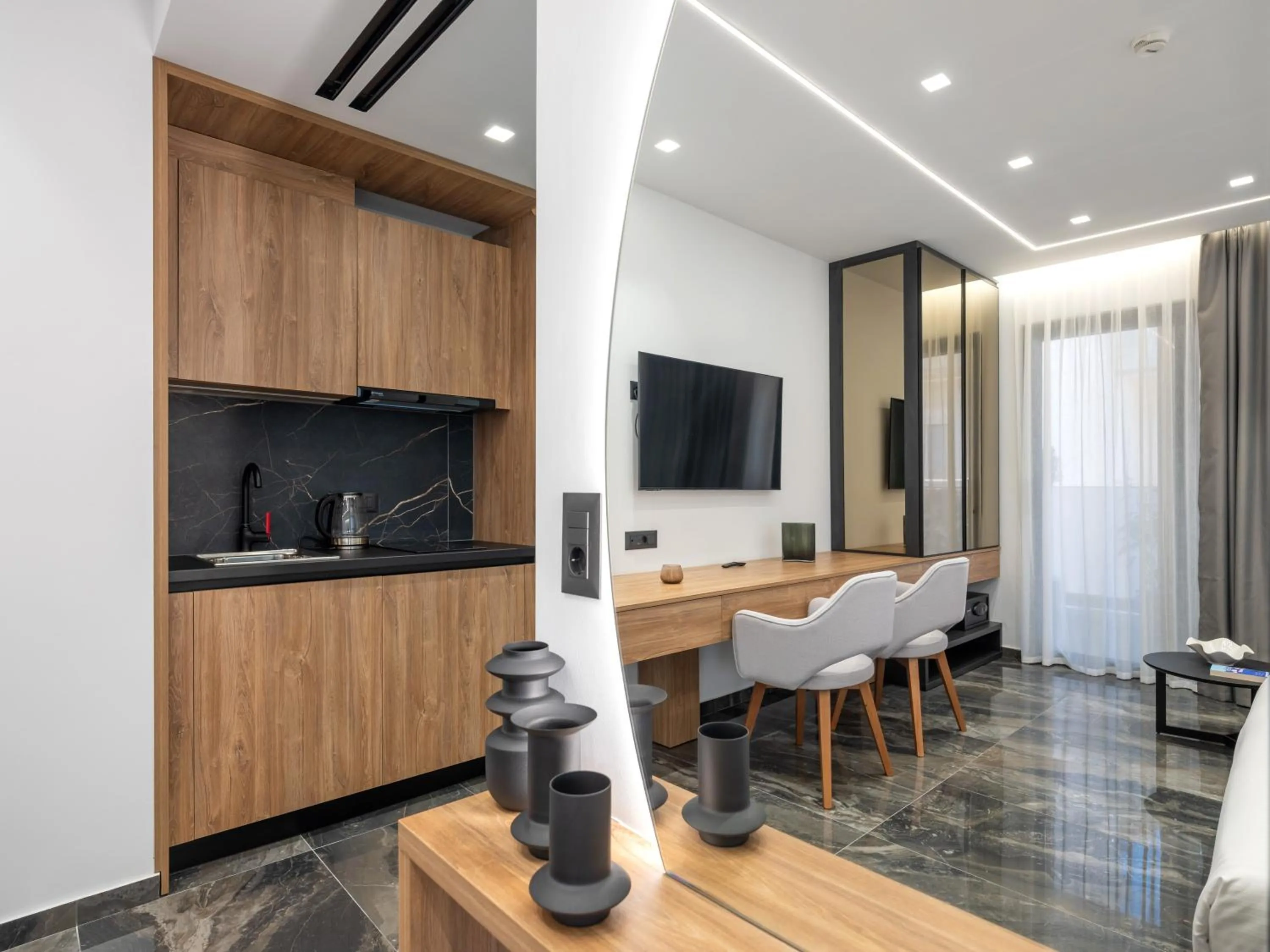 Living room in Captain Napoleon Paterakis CNP Luxurious Suites