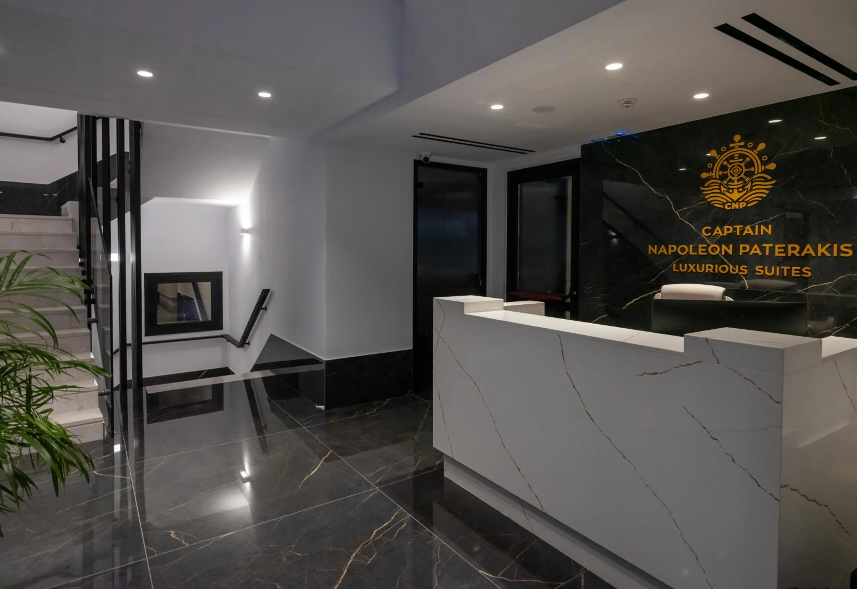 Lobby or reception in Captain Napoleon Paterakis CNP Luxurious Suites