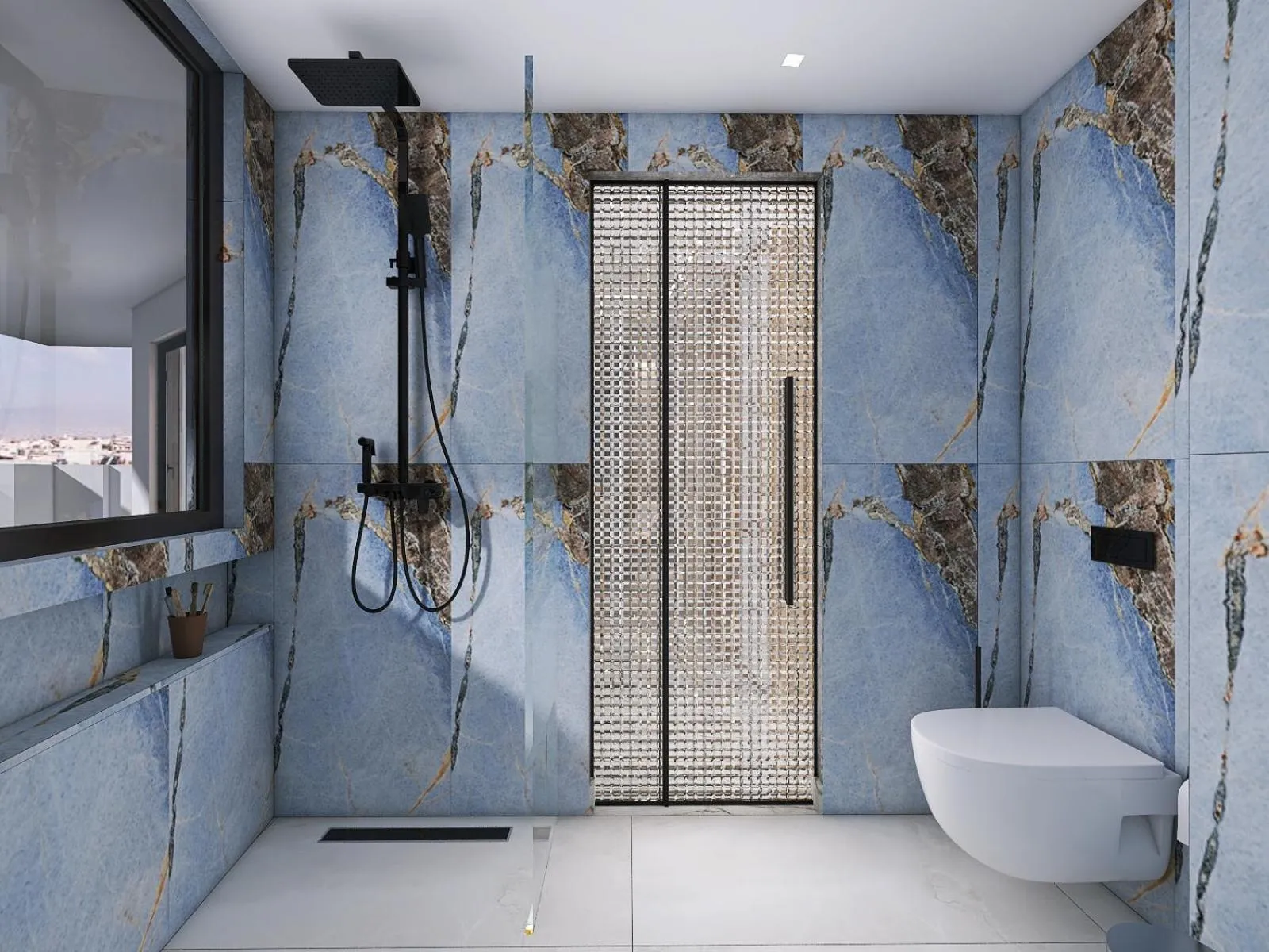 Bathroom in Captain Napoleon Paterakis CNP Luxurious Suites