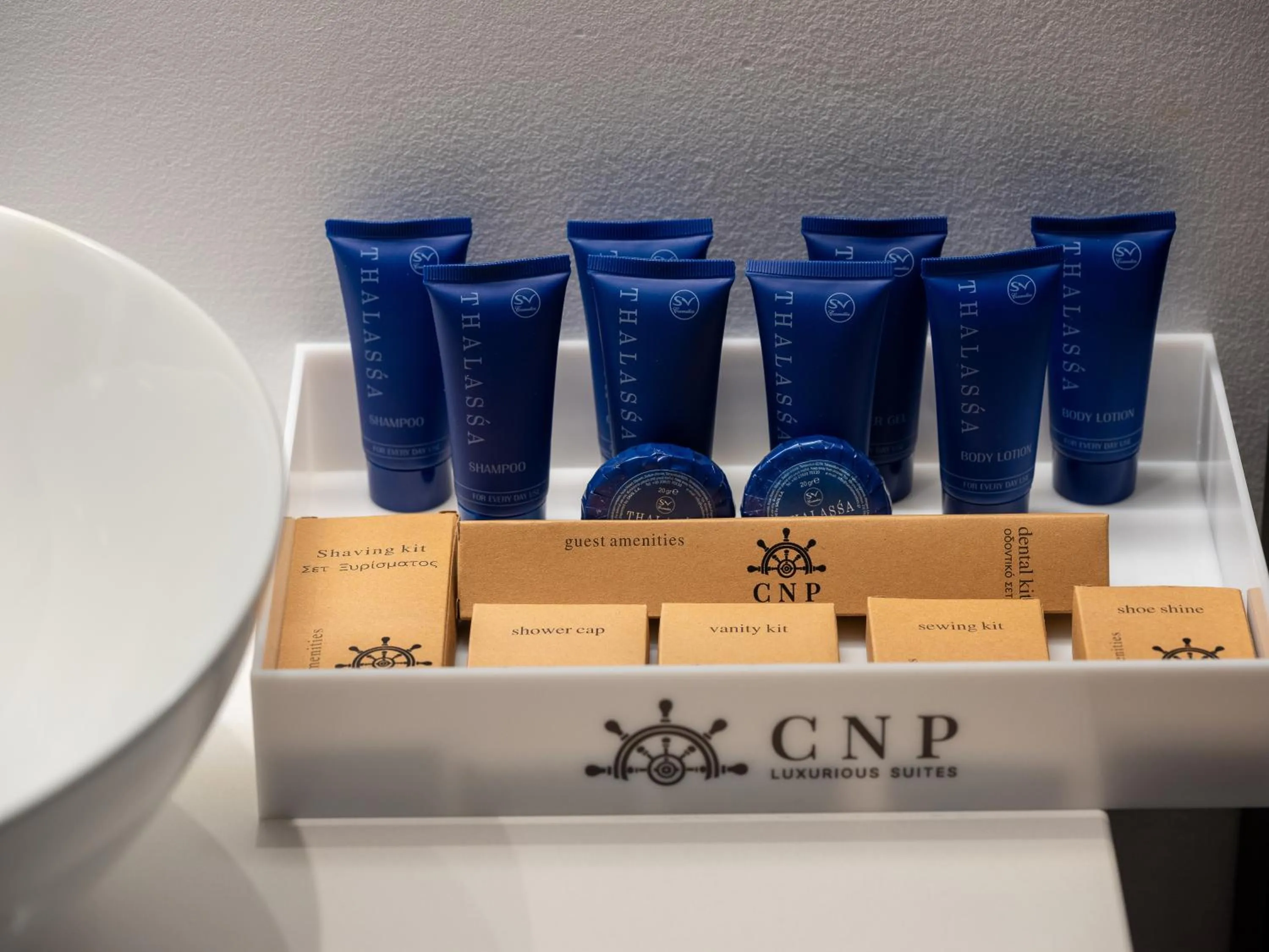 Bathroom in Captain Napoleon Paterakis CNP Luxurious Suites