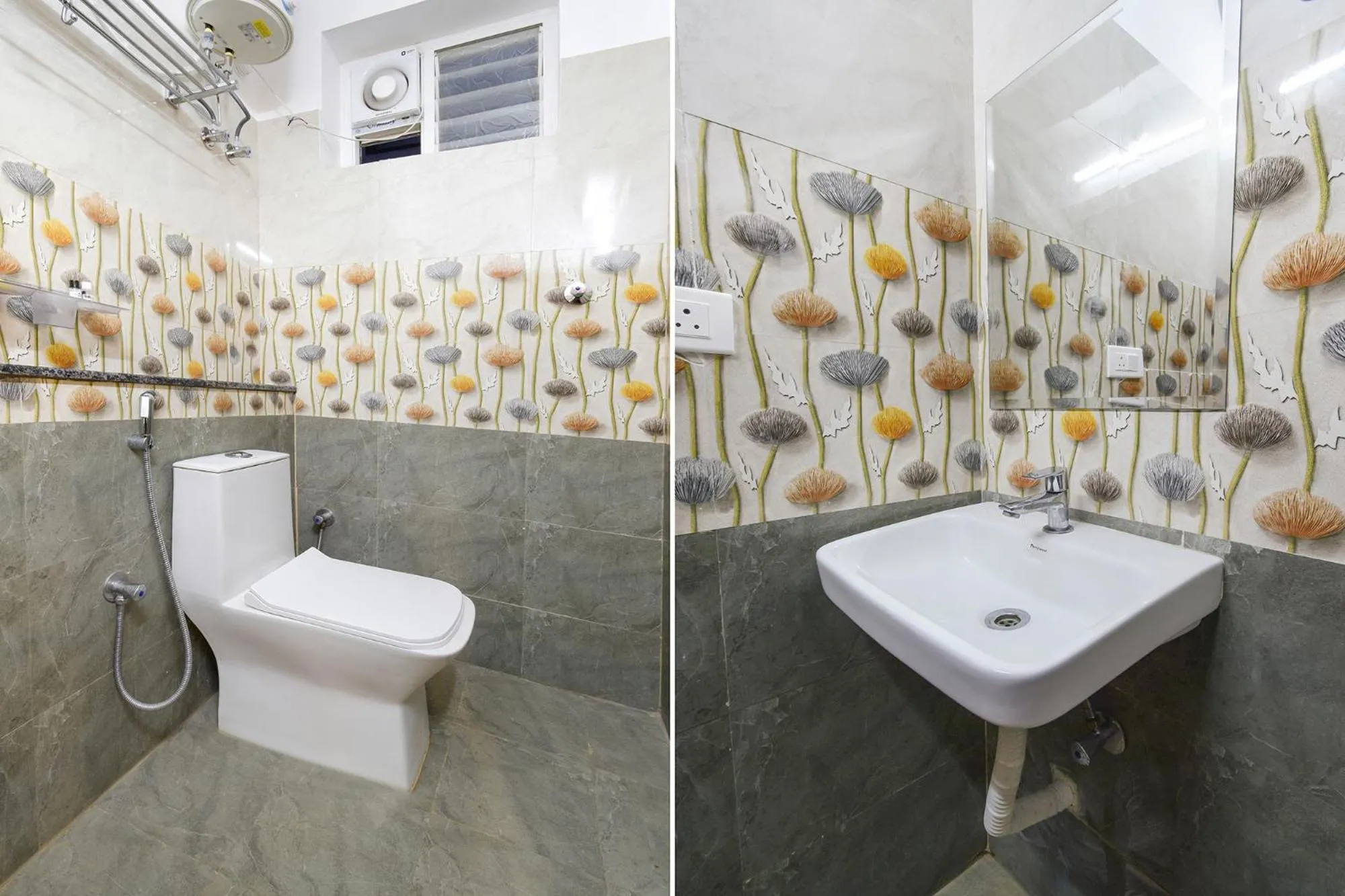 Bathroom in FabHotel Prime Cozy - Nr Yashoda Hospital, Hitech City
