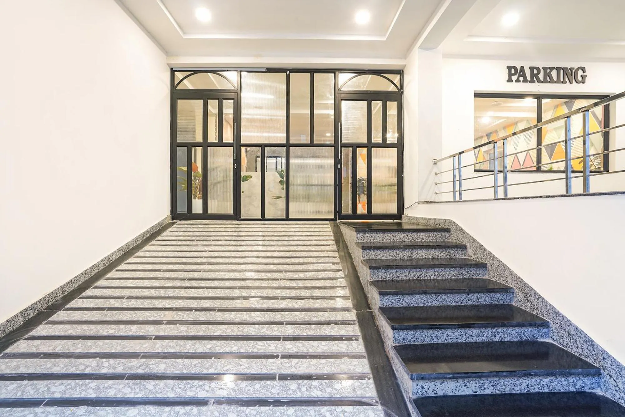 Facade/entrance in FabHotel Prime Cozy - Nr Yashoda Hospital, Hitech City