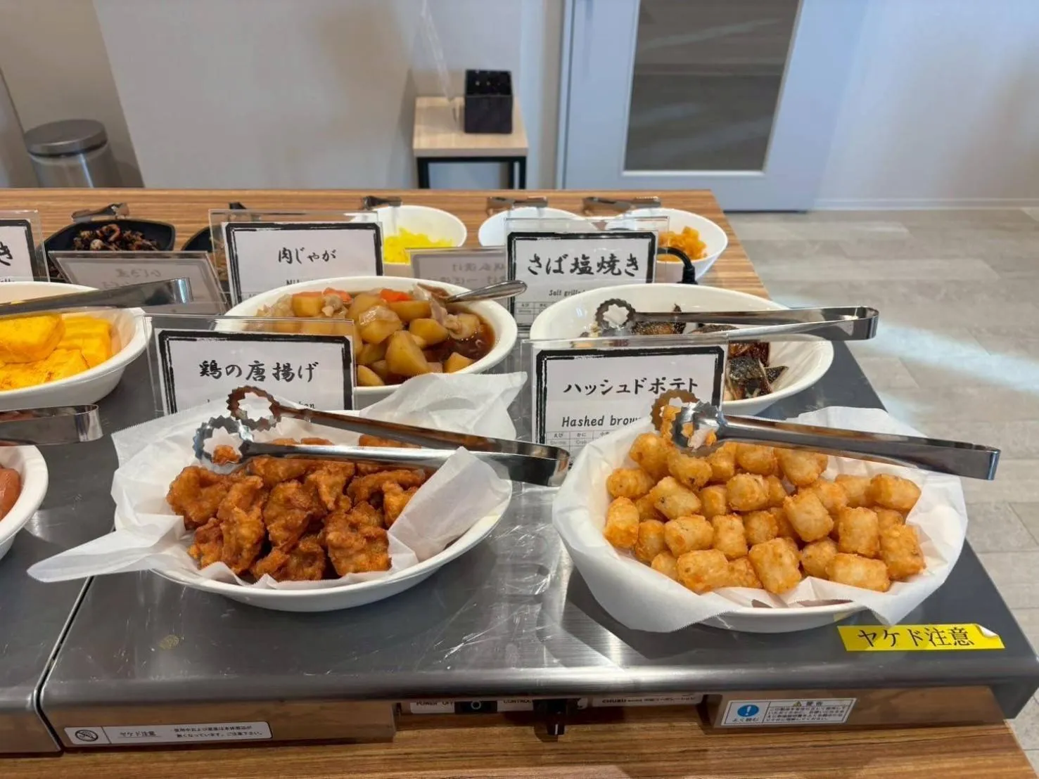 Buffet breakfast in Hotel Crown Hills GOI