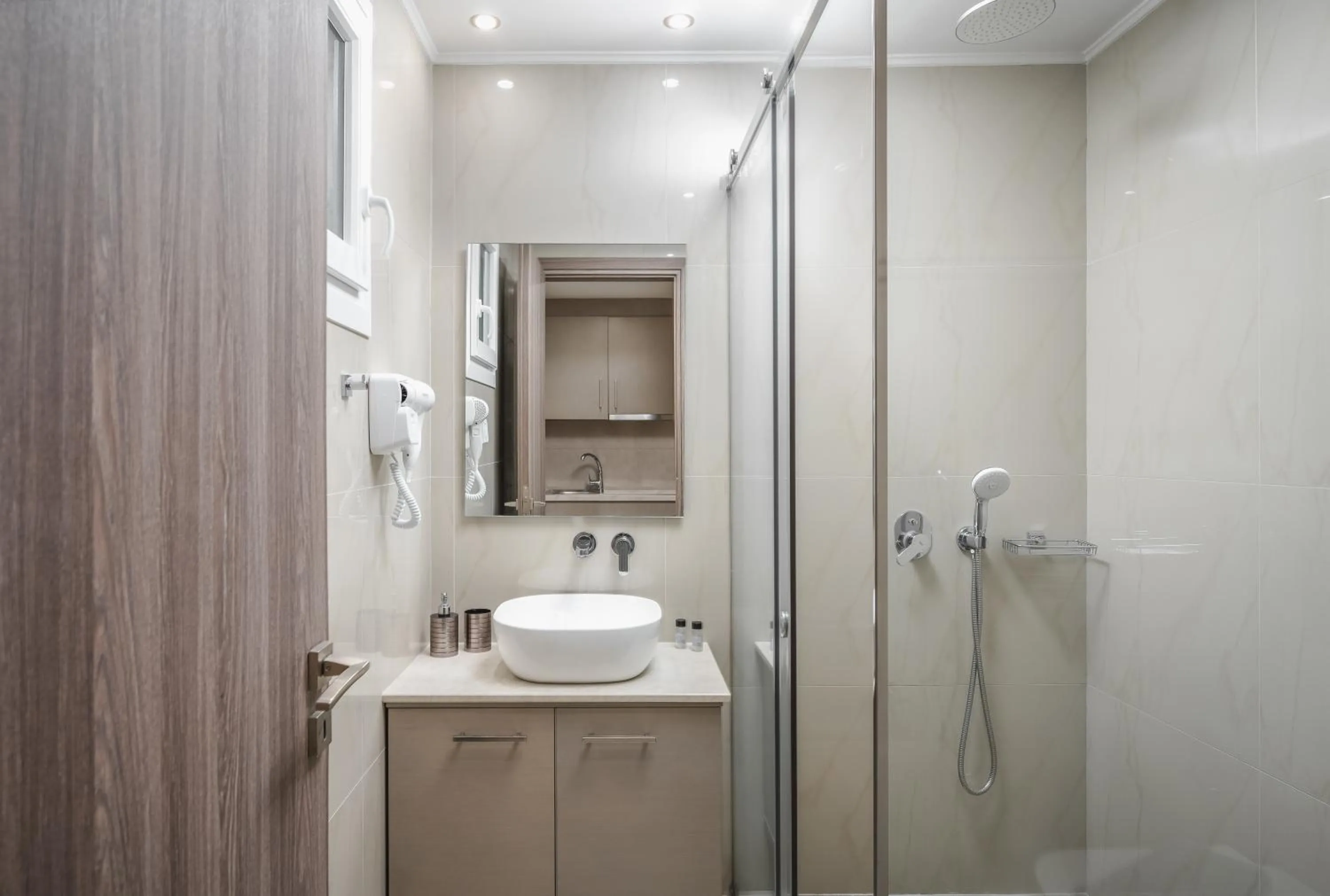 Shower in Vice Hotel