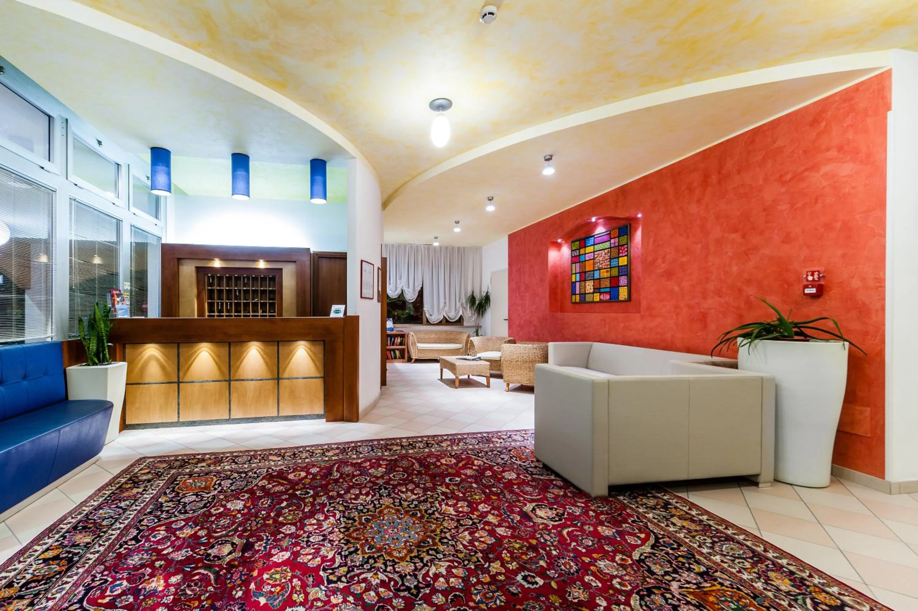 Lobby or reception in Hotel Garni Losanna