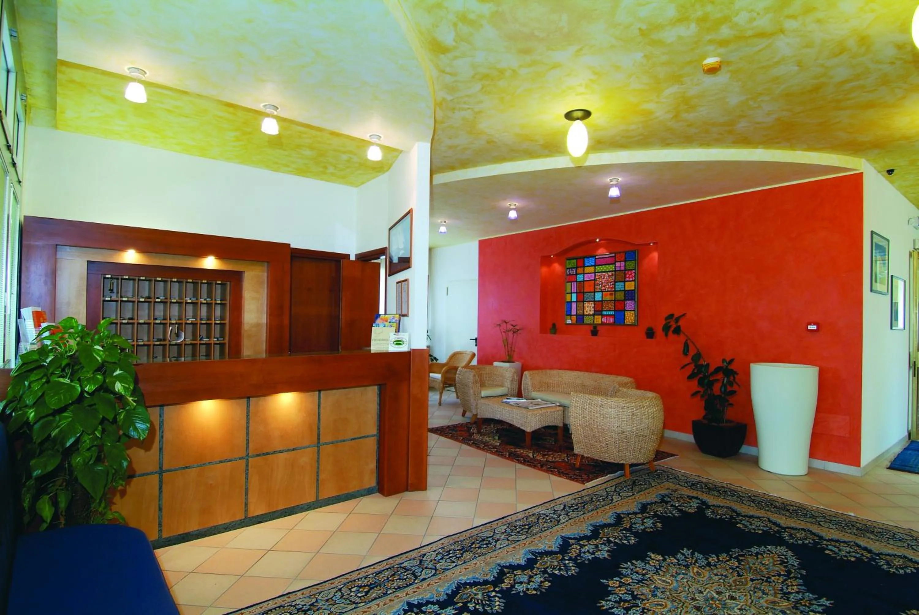 Lobby or reception in Hotel Garni Losanna