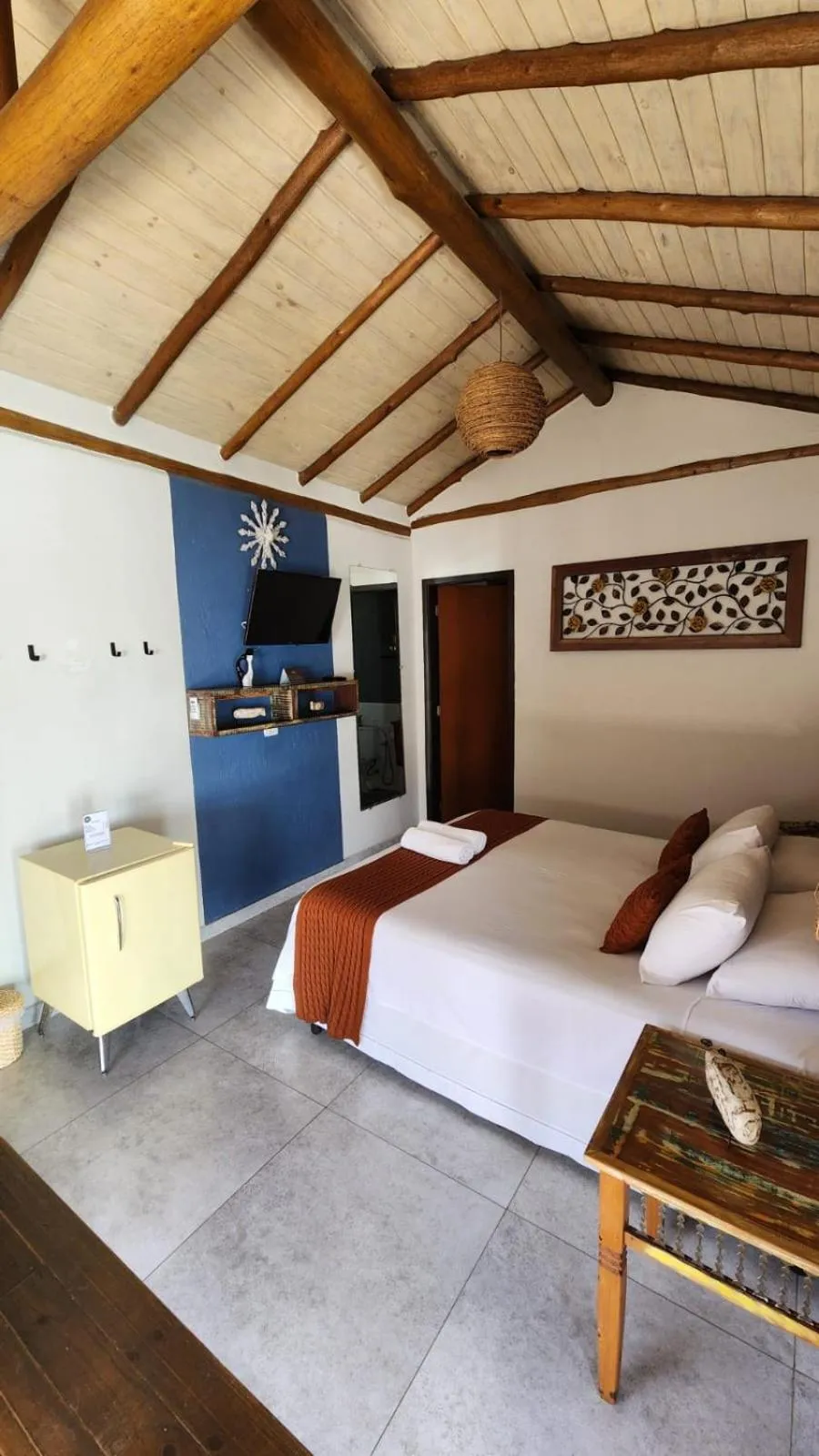 Bed in Pousada de Charme Emirados