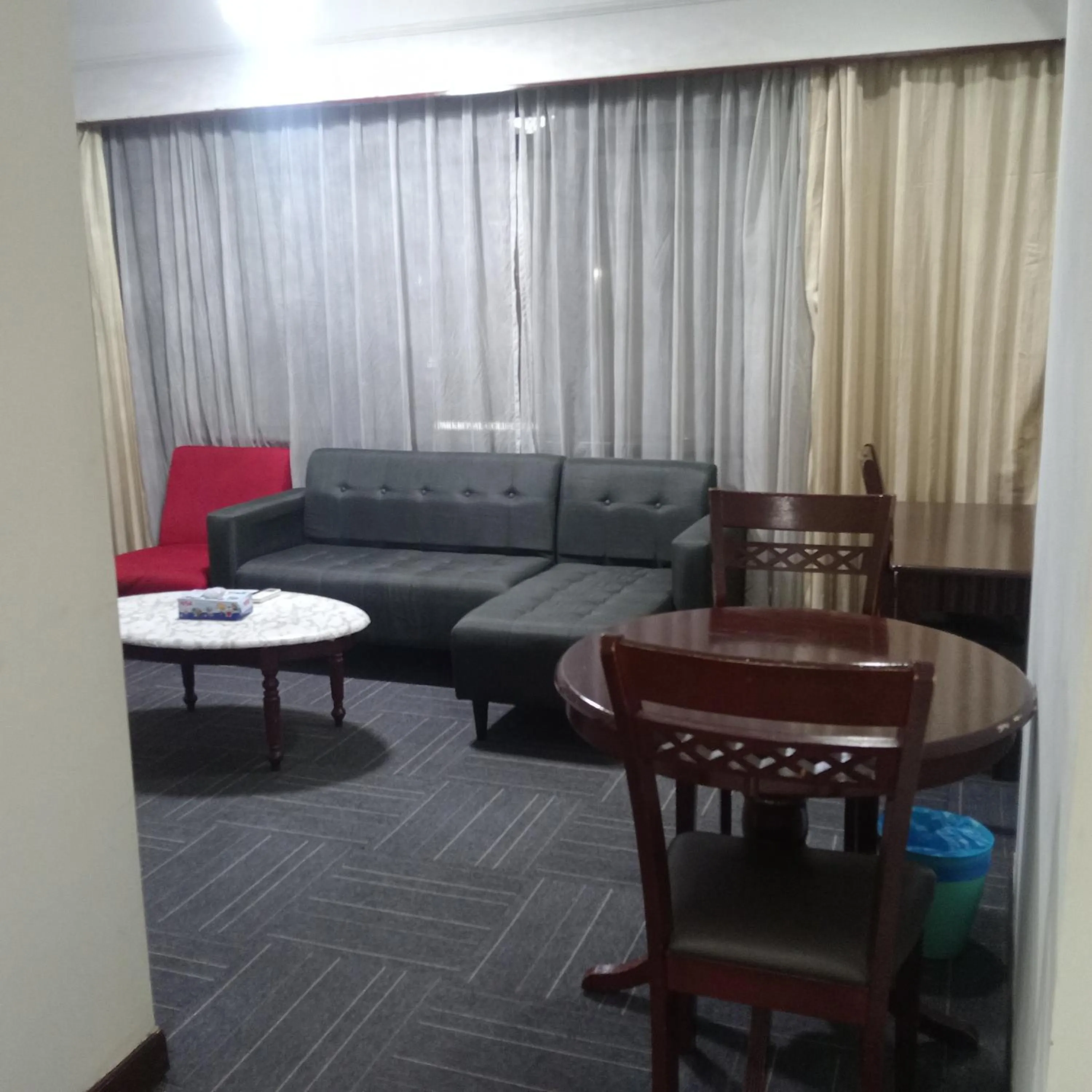 Living room in Star suite At times square