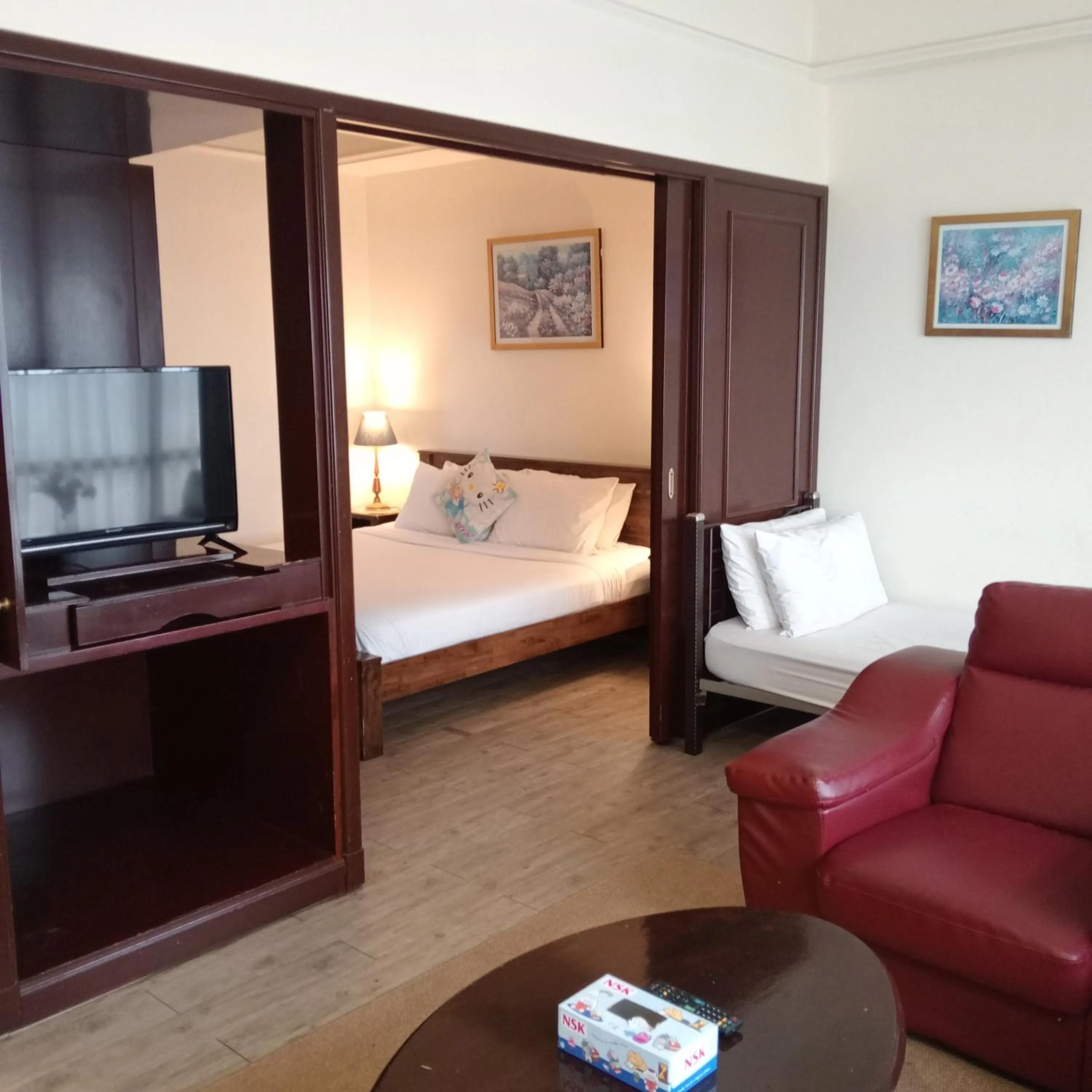 Bed in Star suite At times square