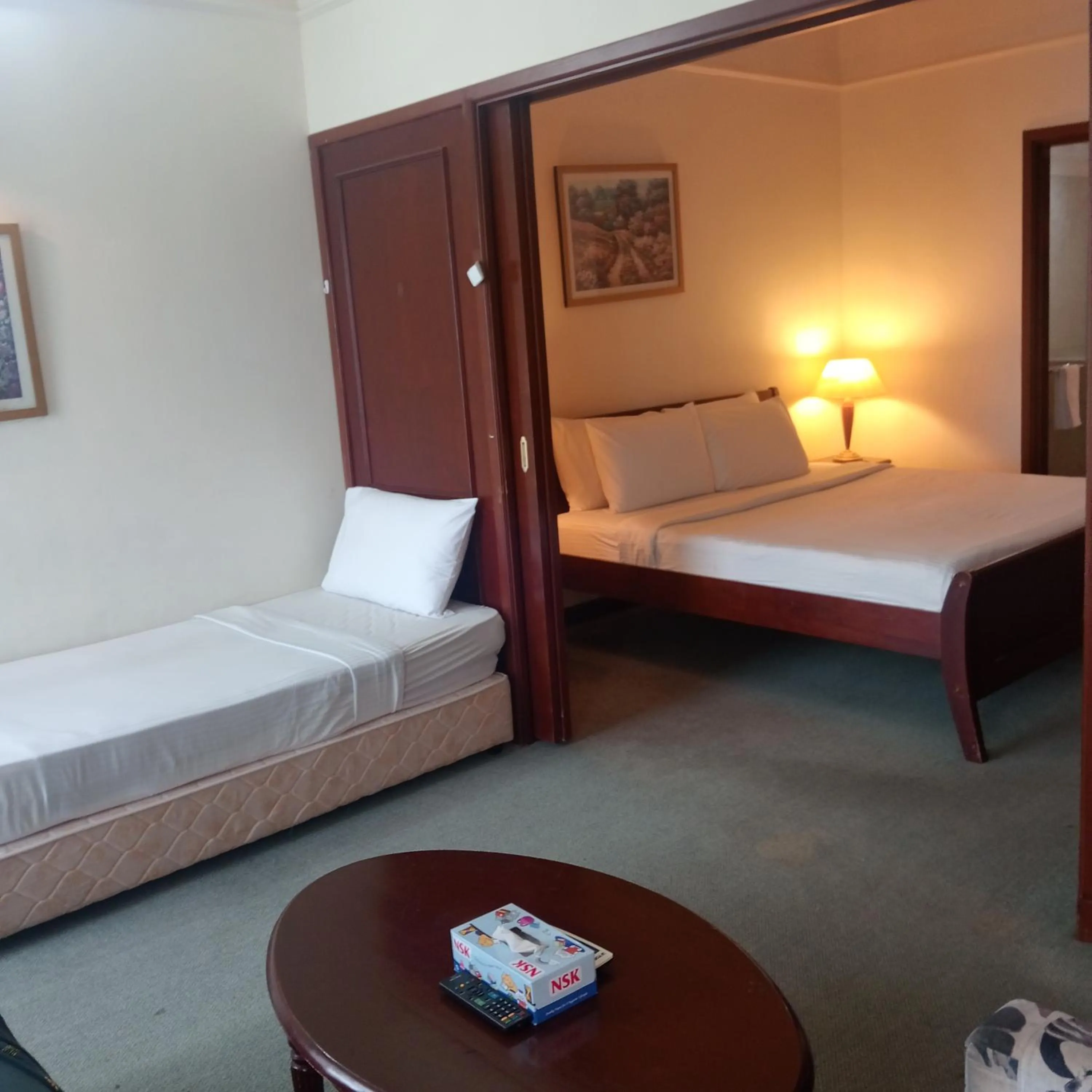 Bed in Star suite At times square