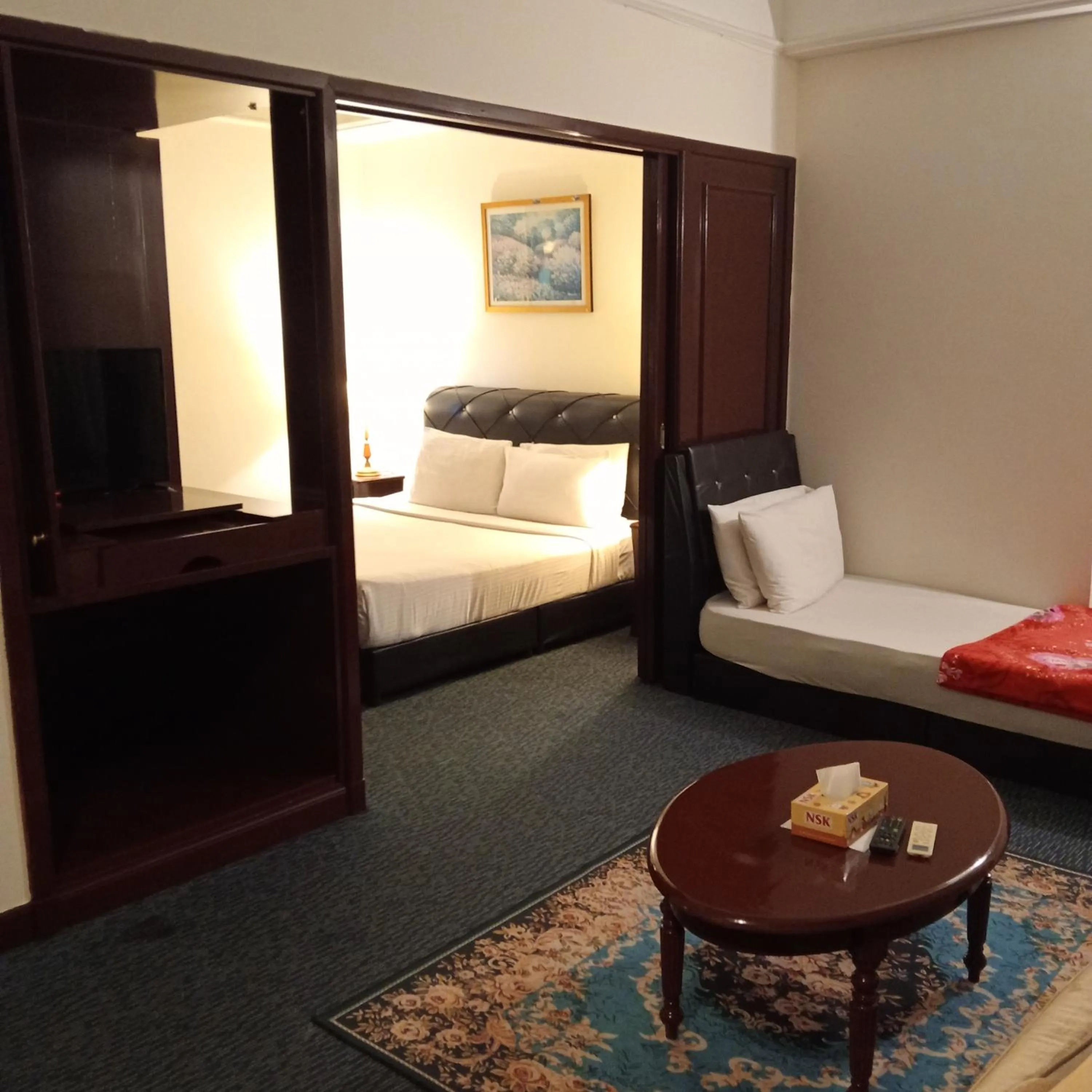 Bed in Star suite At times square