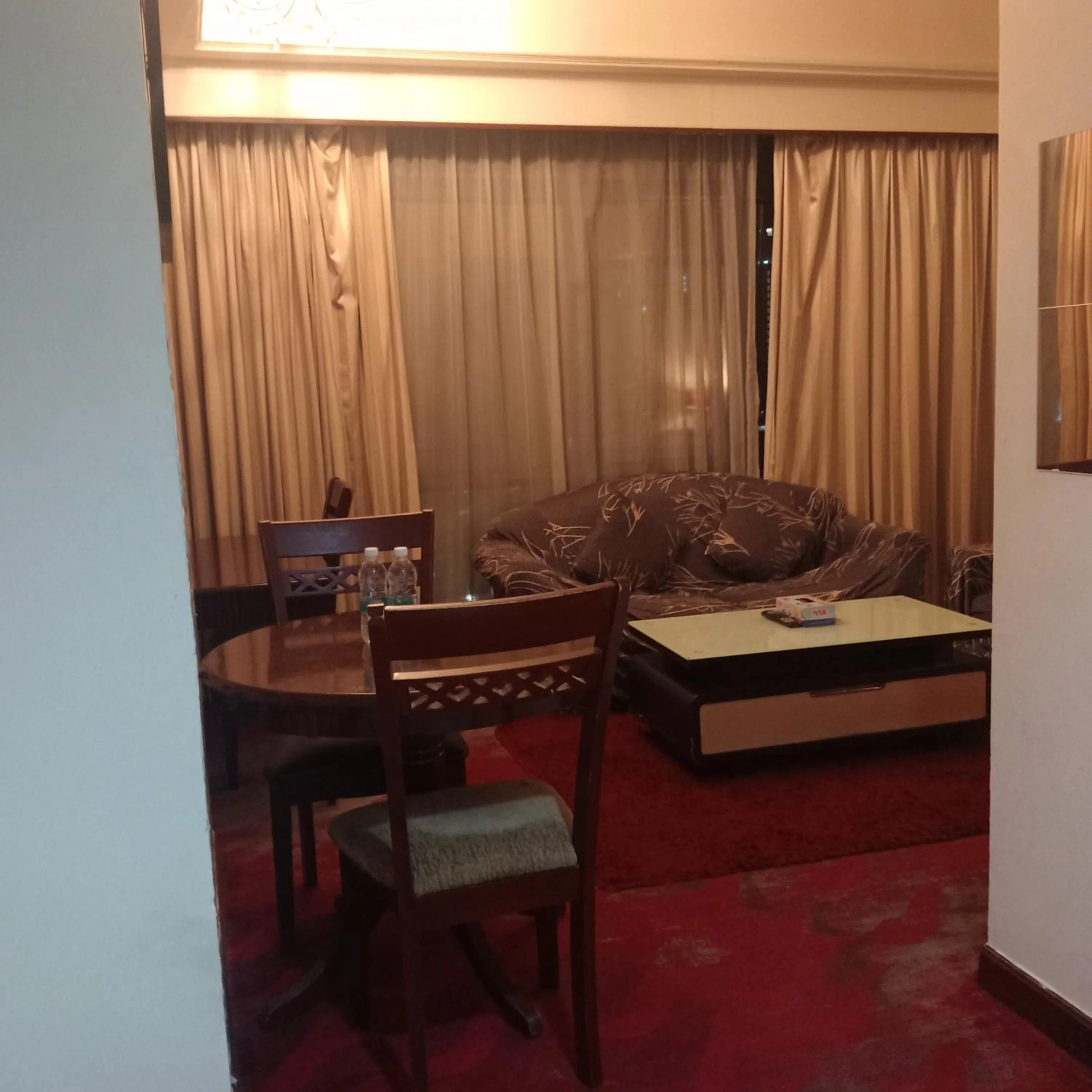 Living room in Star suite At times square