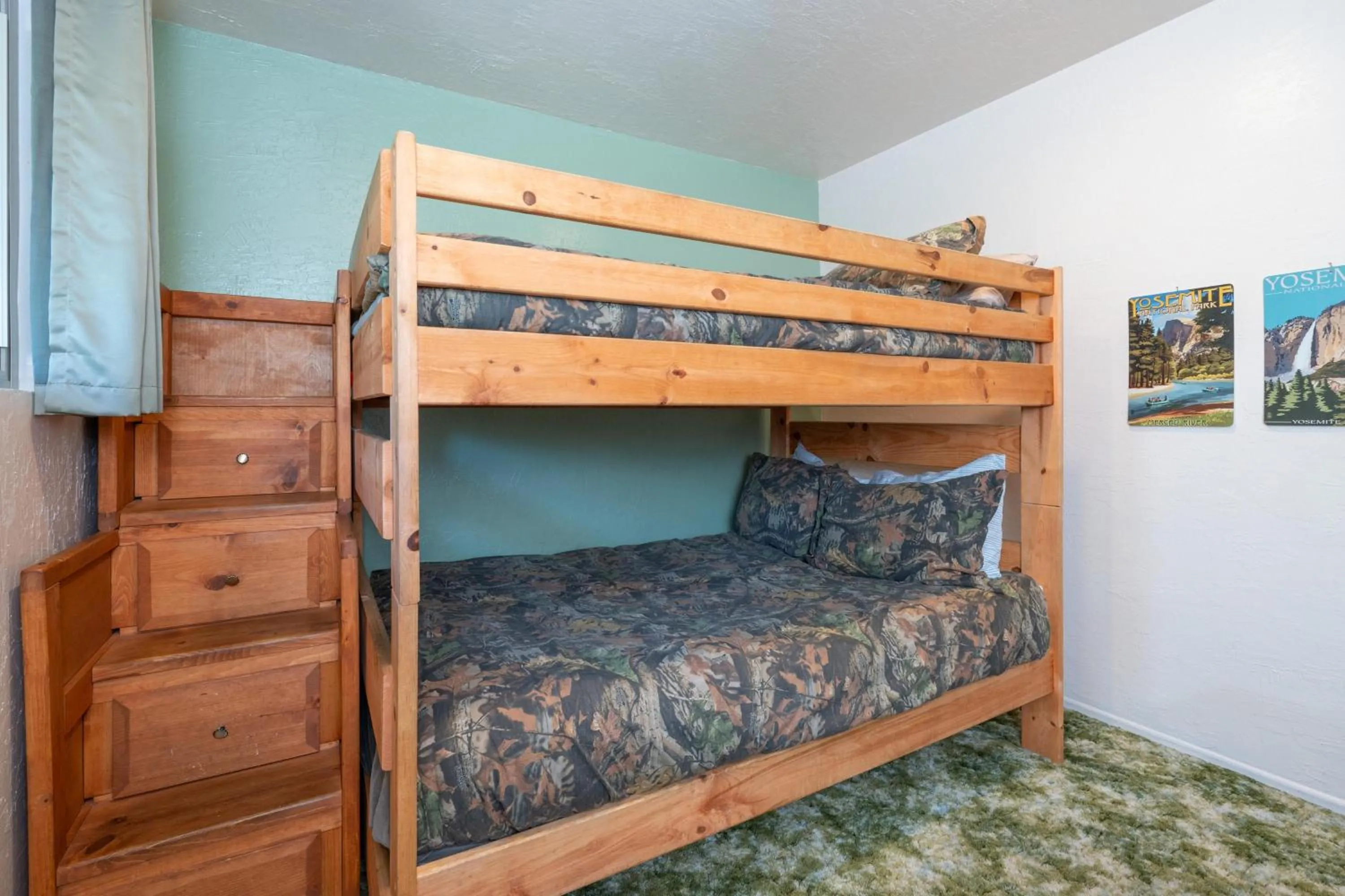Bed in Cedar Mountain Lodge
