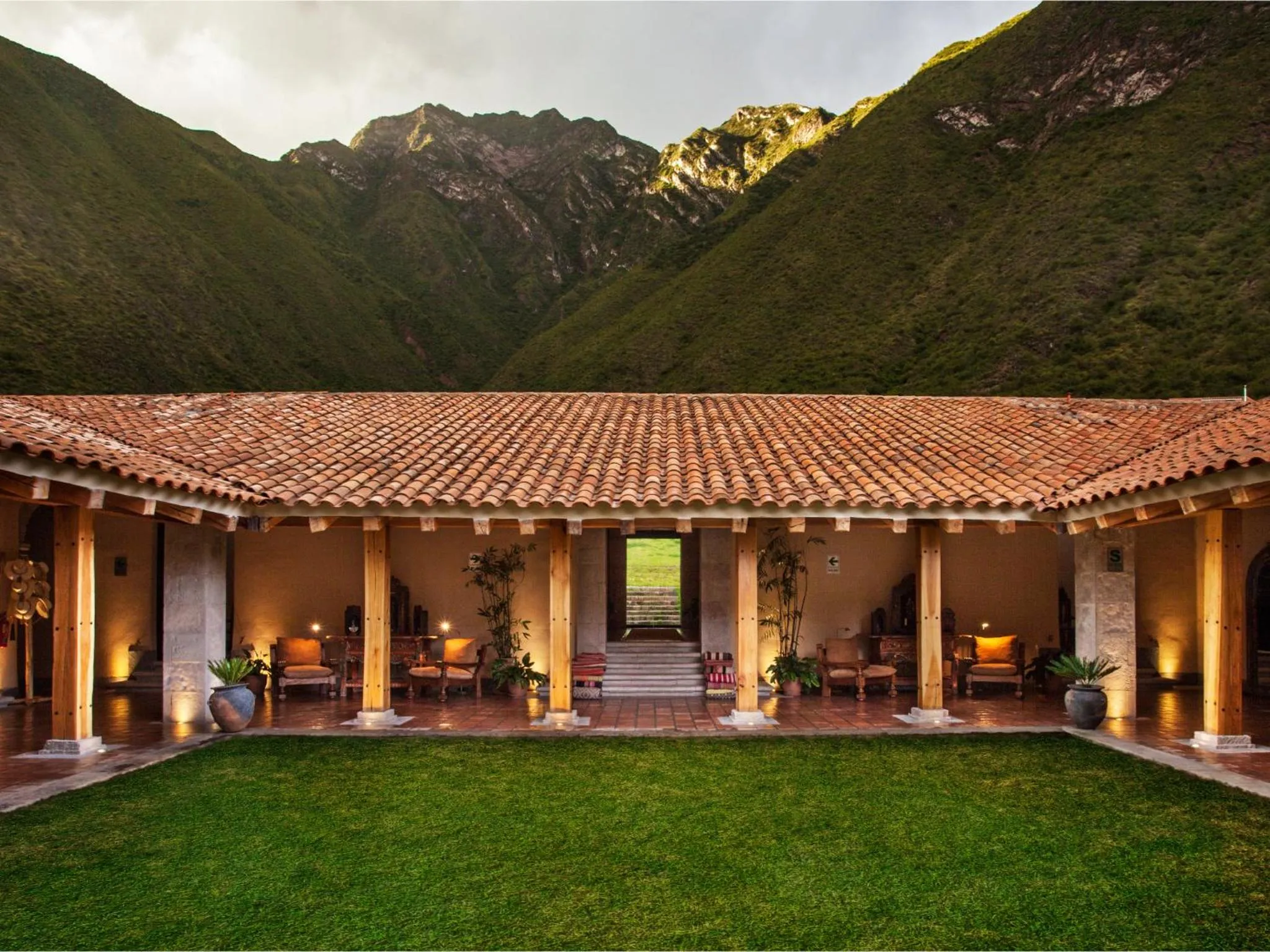 Property building in Inkaterra Hacienda Urubamba