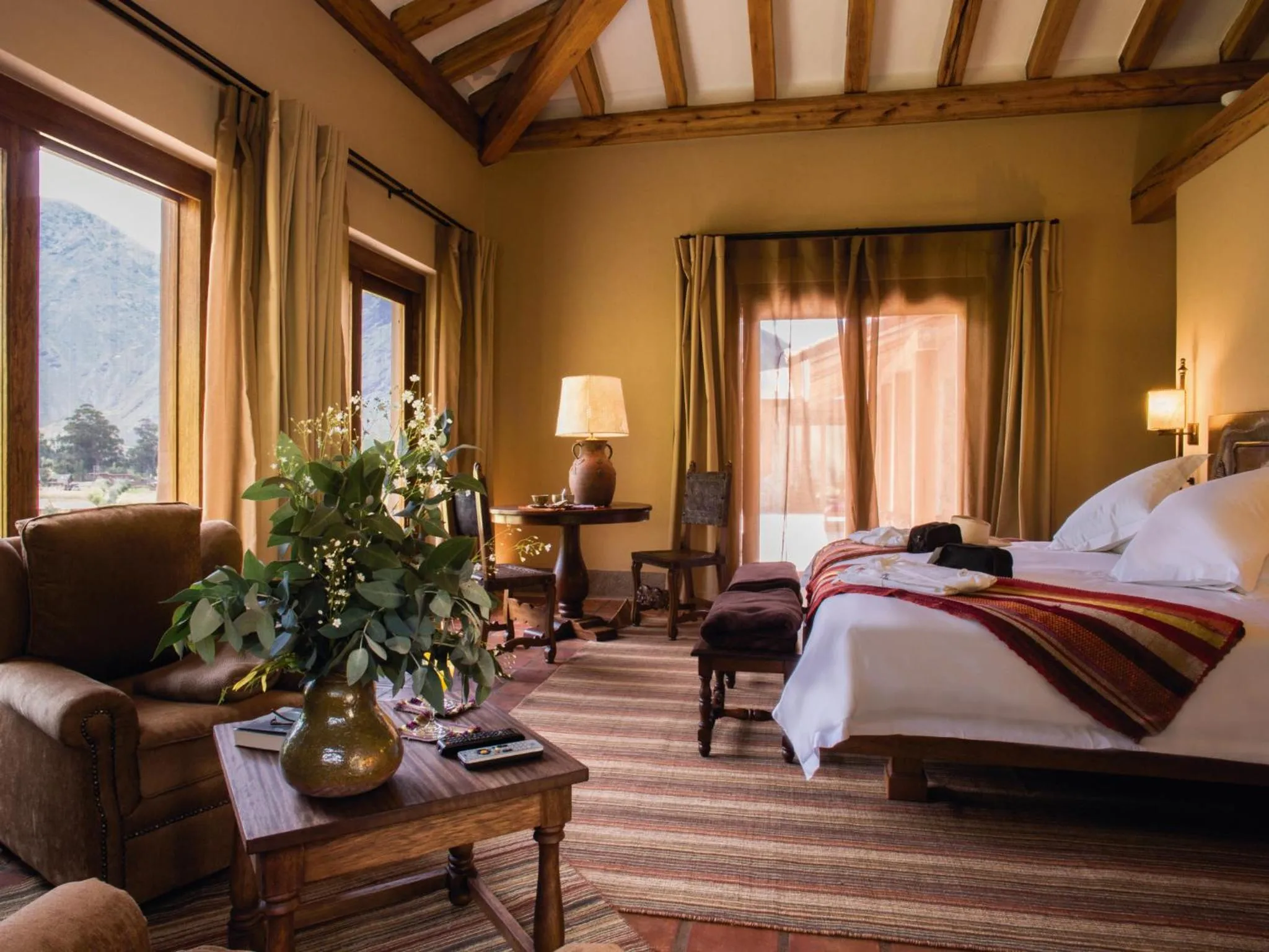 Bedroom, Bed in Inkaterra Hacienda Urubamba