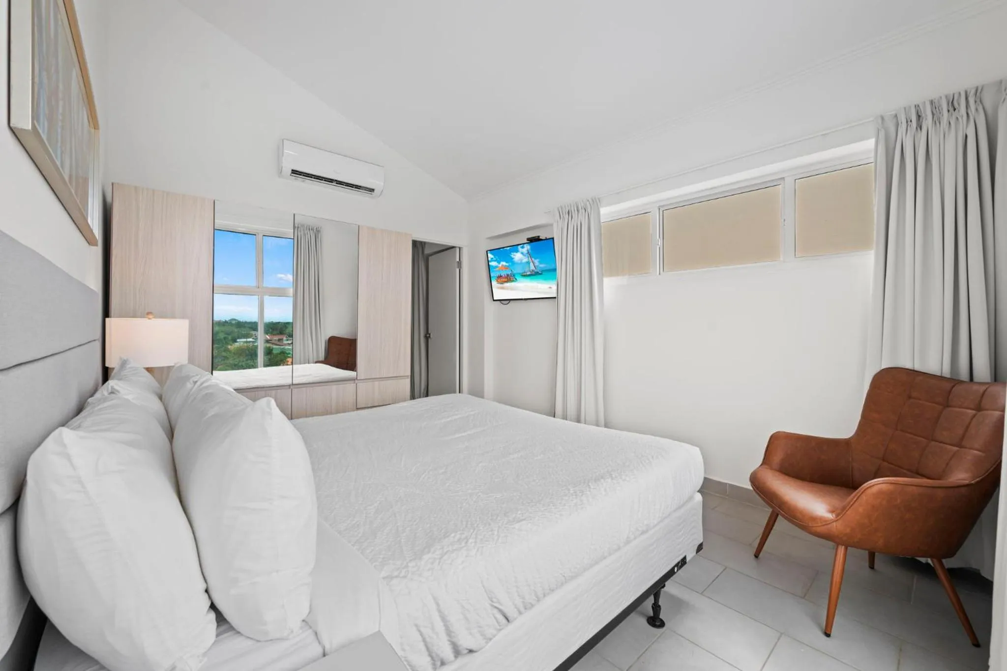 Bed in Aruba's Life Residences