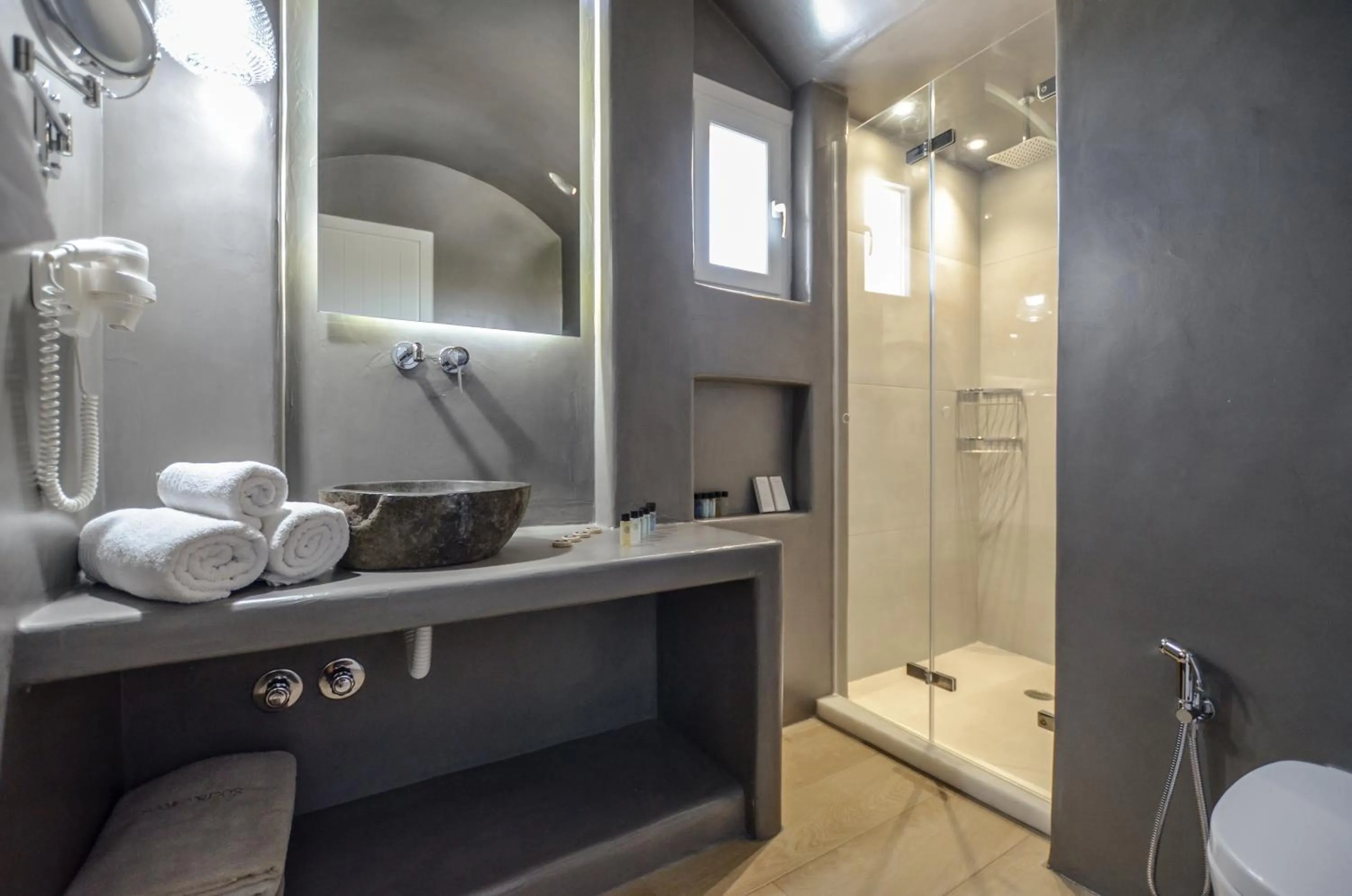 Bathroom in Sea & Olives Suites Hotel and Villas