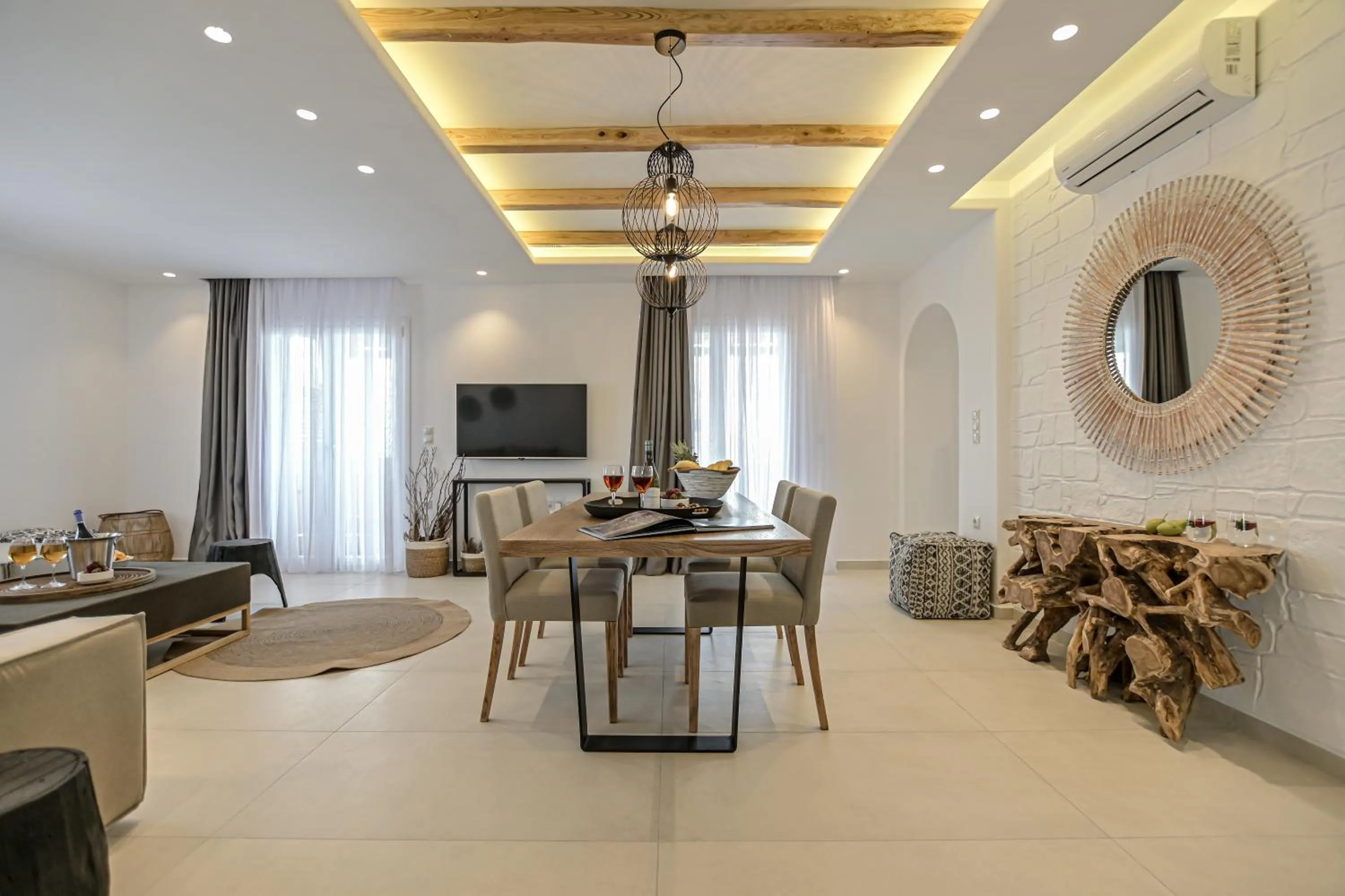 Living room in Sea & Olives Suites Hotel and Villas