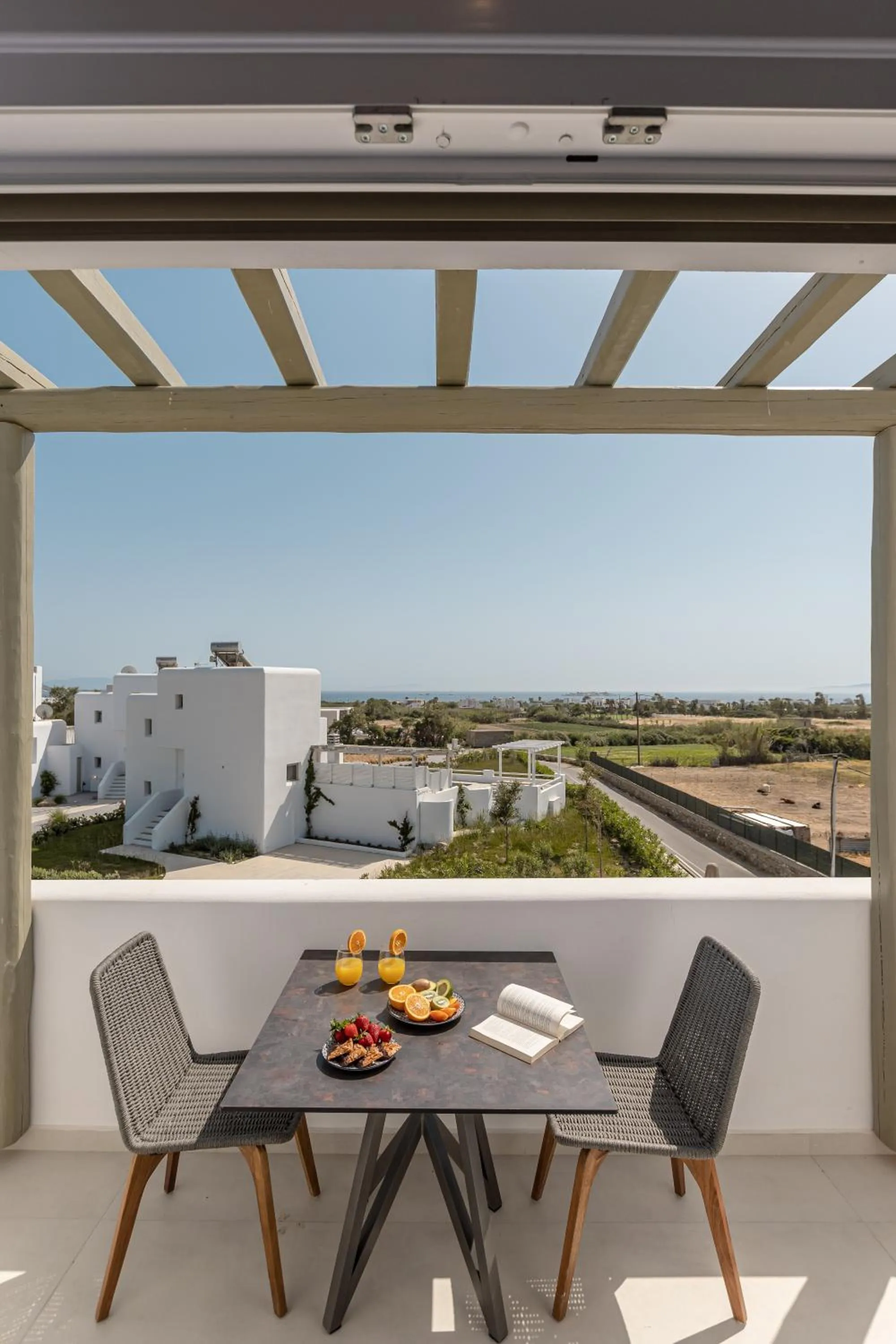 Balcony/Terrace in Sea & Olives Suites Hotel and Villas