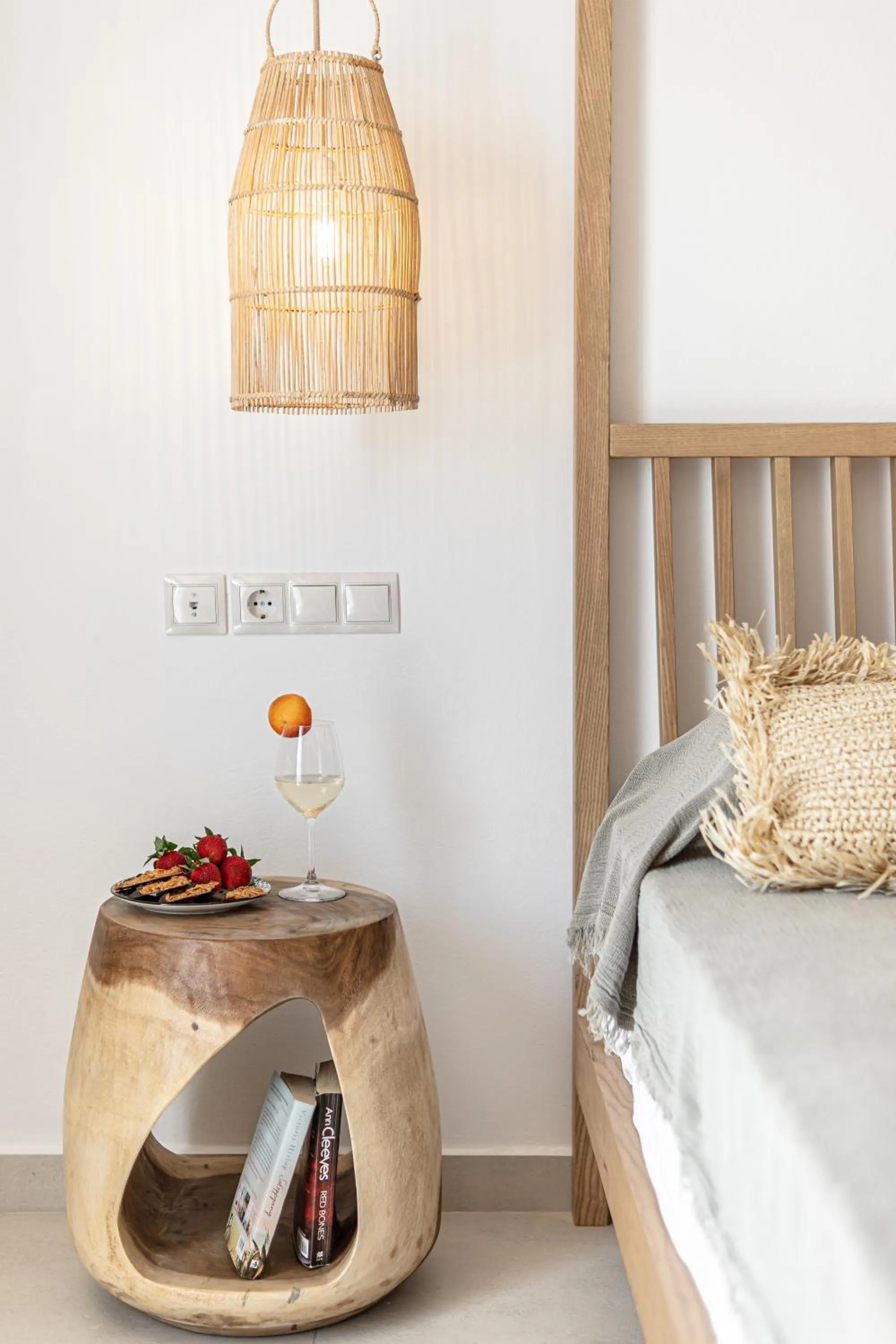 Bed in Sea & Olives Suites Hotel and Villas