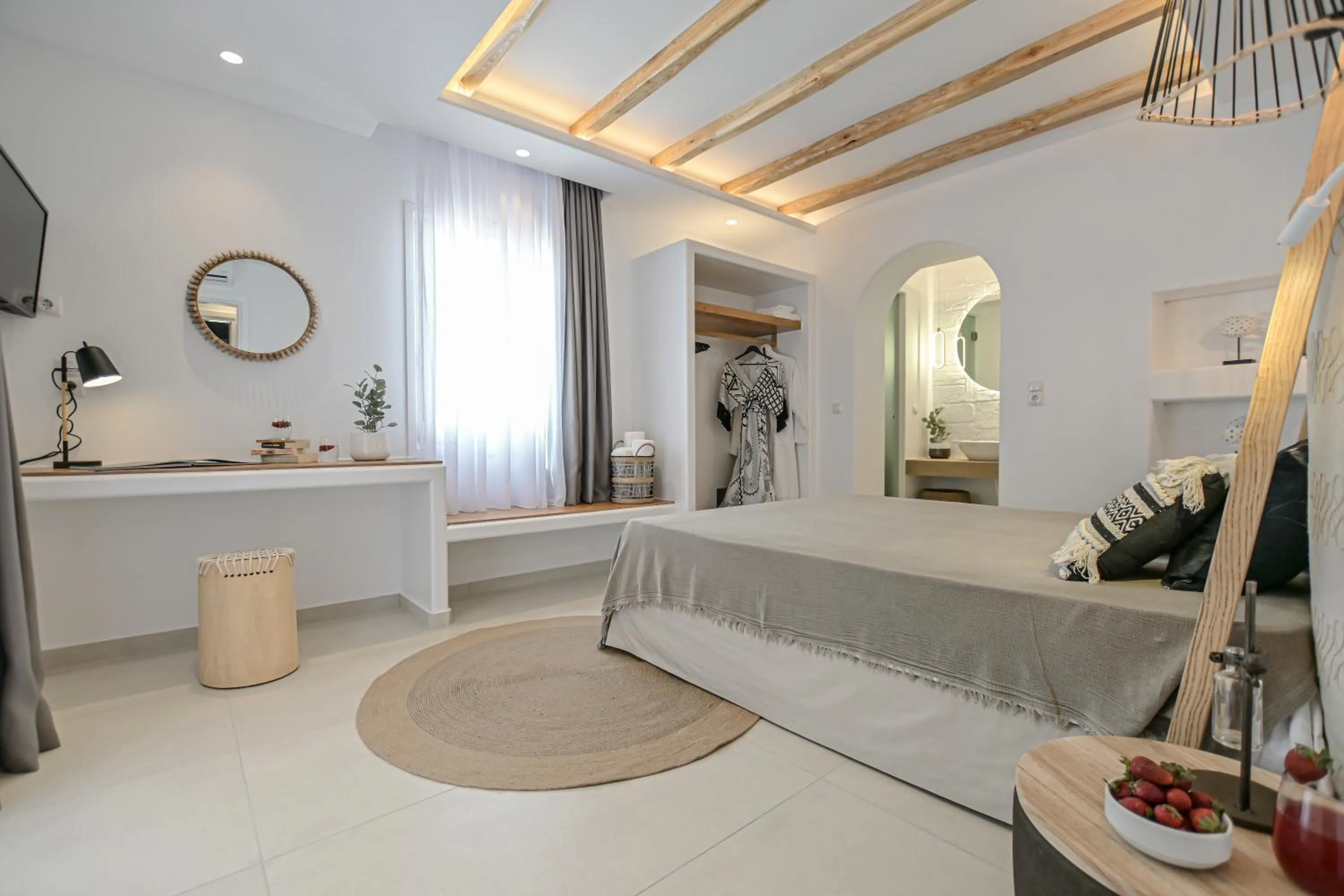 Bedroom in Sea & Olives Suites Hotel and Villas