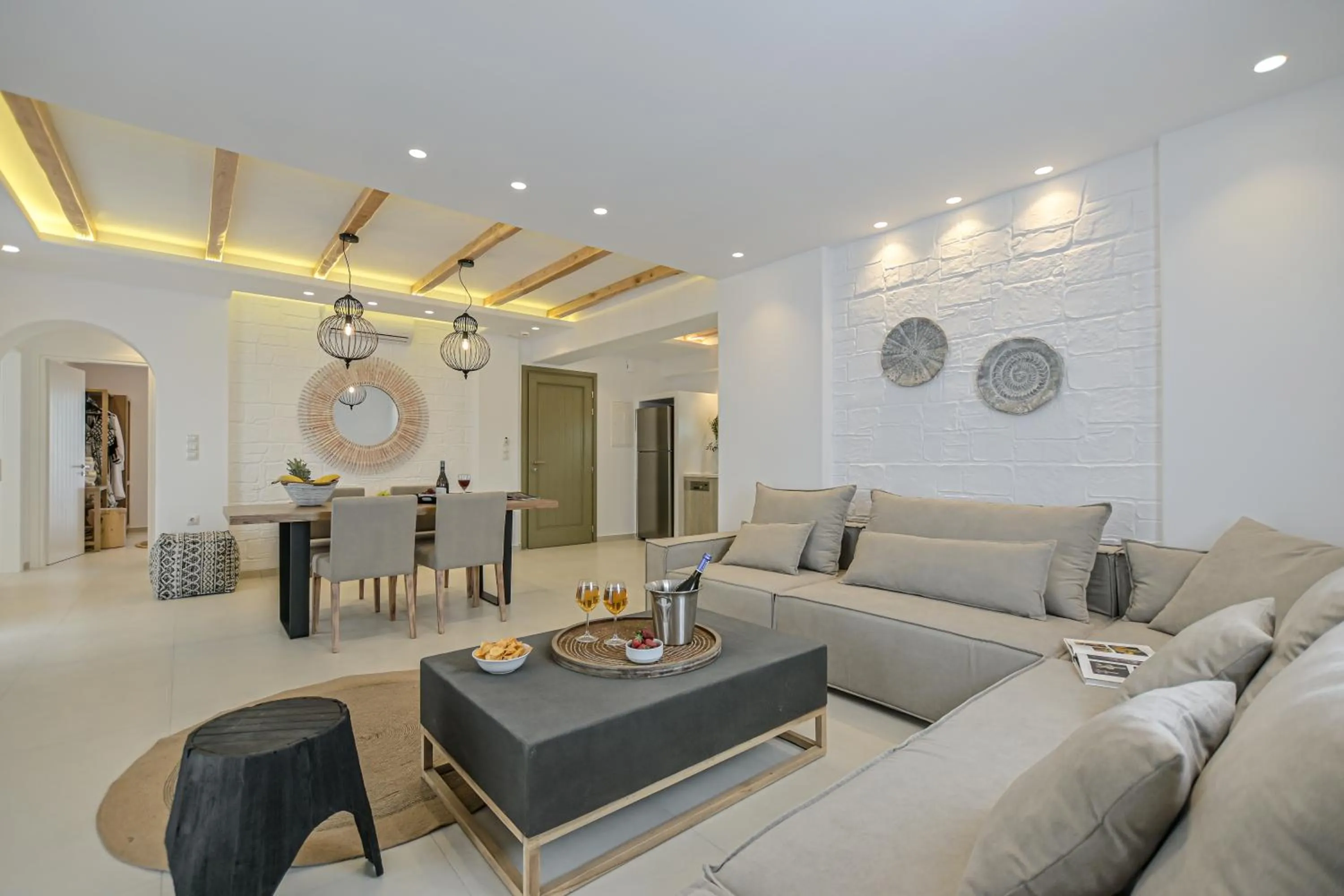 Living room in Sea & Olives Suites Hotel and Villas