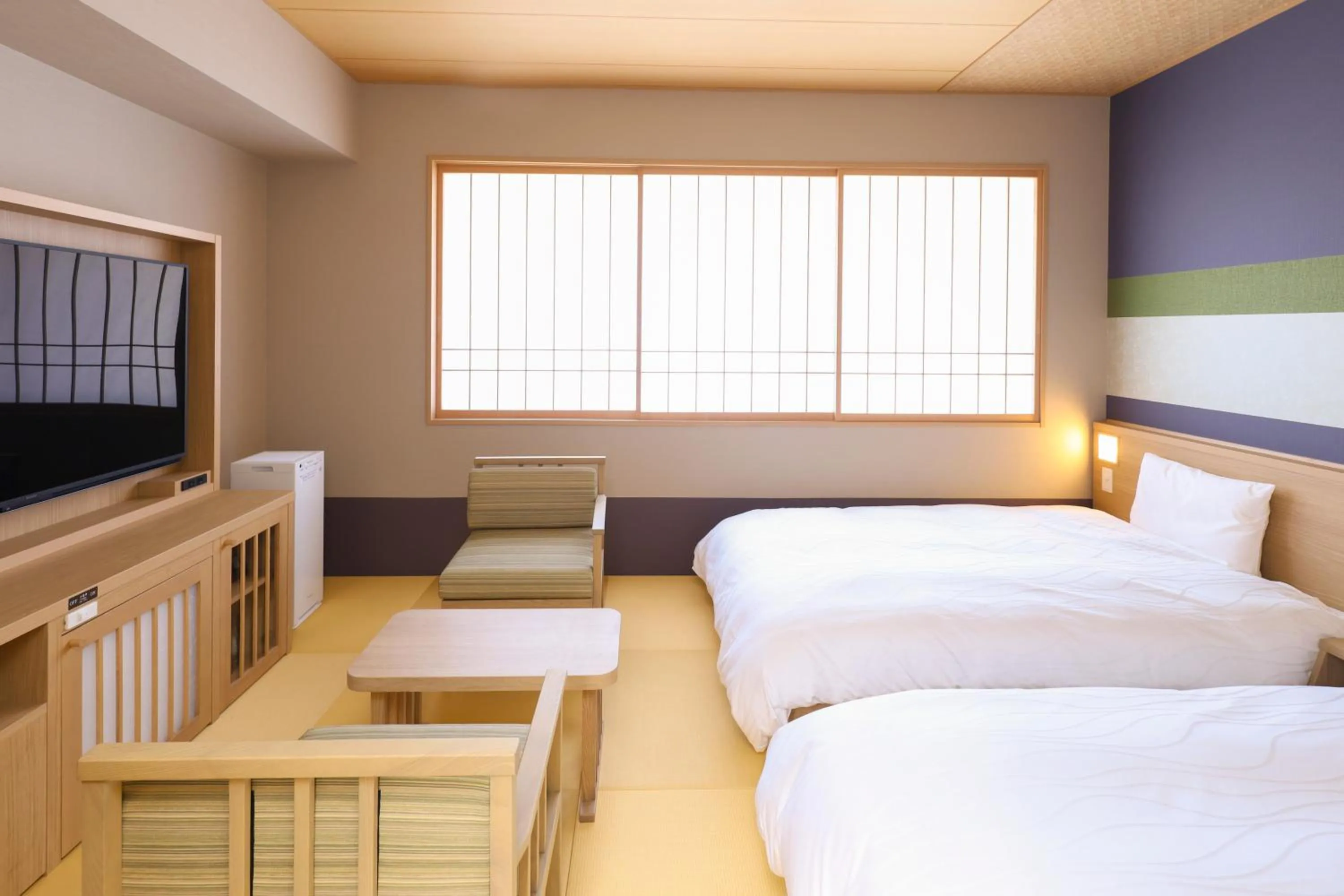 Photo of the whole room, Bed in Natural Hot Spring Higo no Yu Onyado Nono Kumamoto
