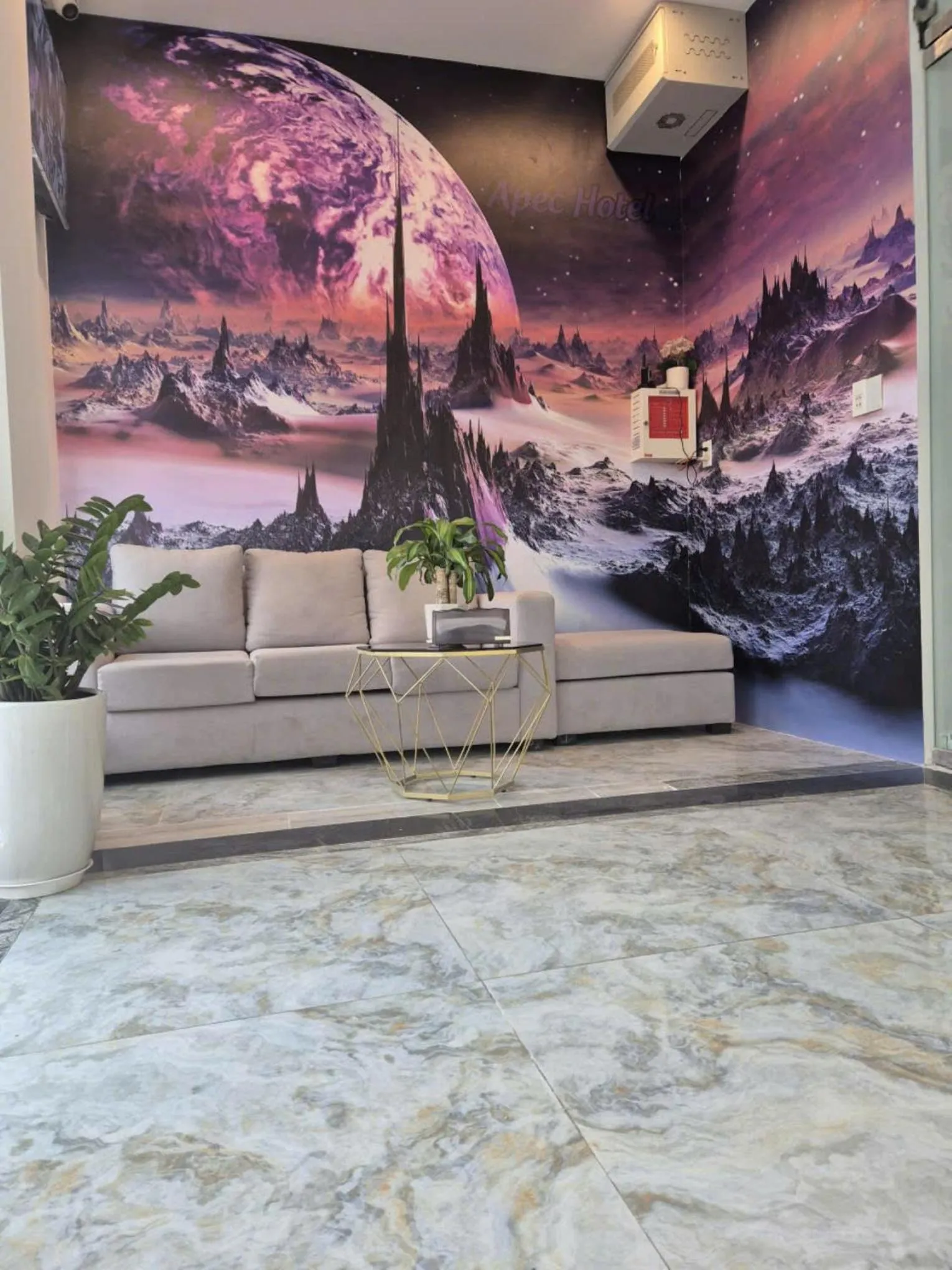 Living room in APEC Hotel