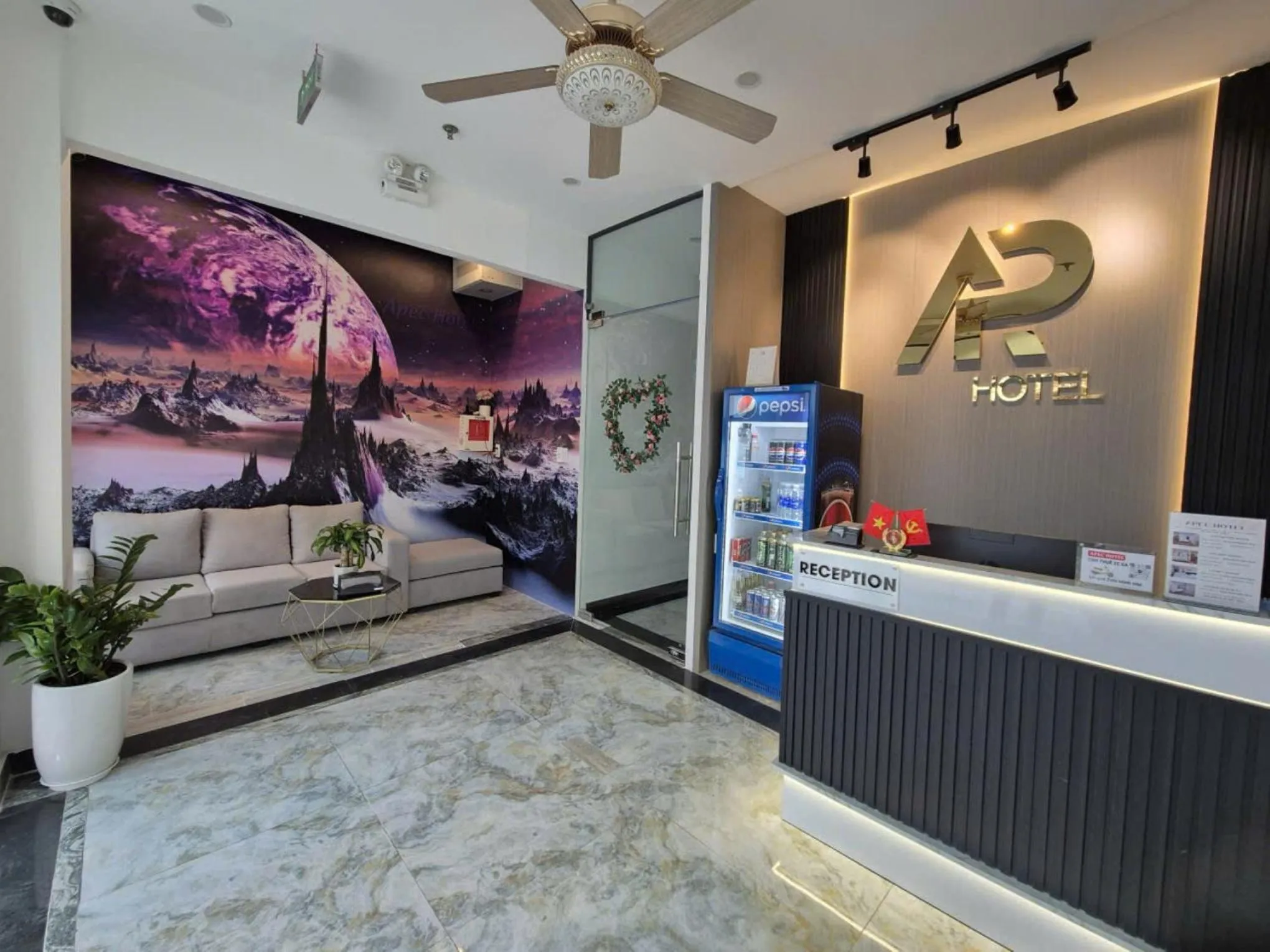 Lobby or reception in APEC Hotel