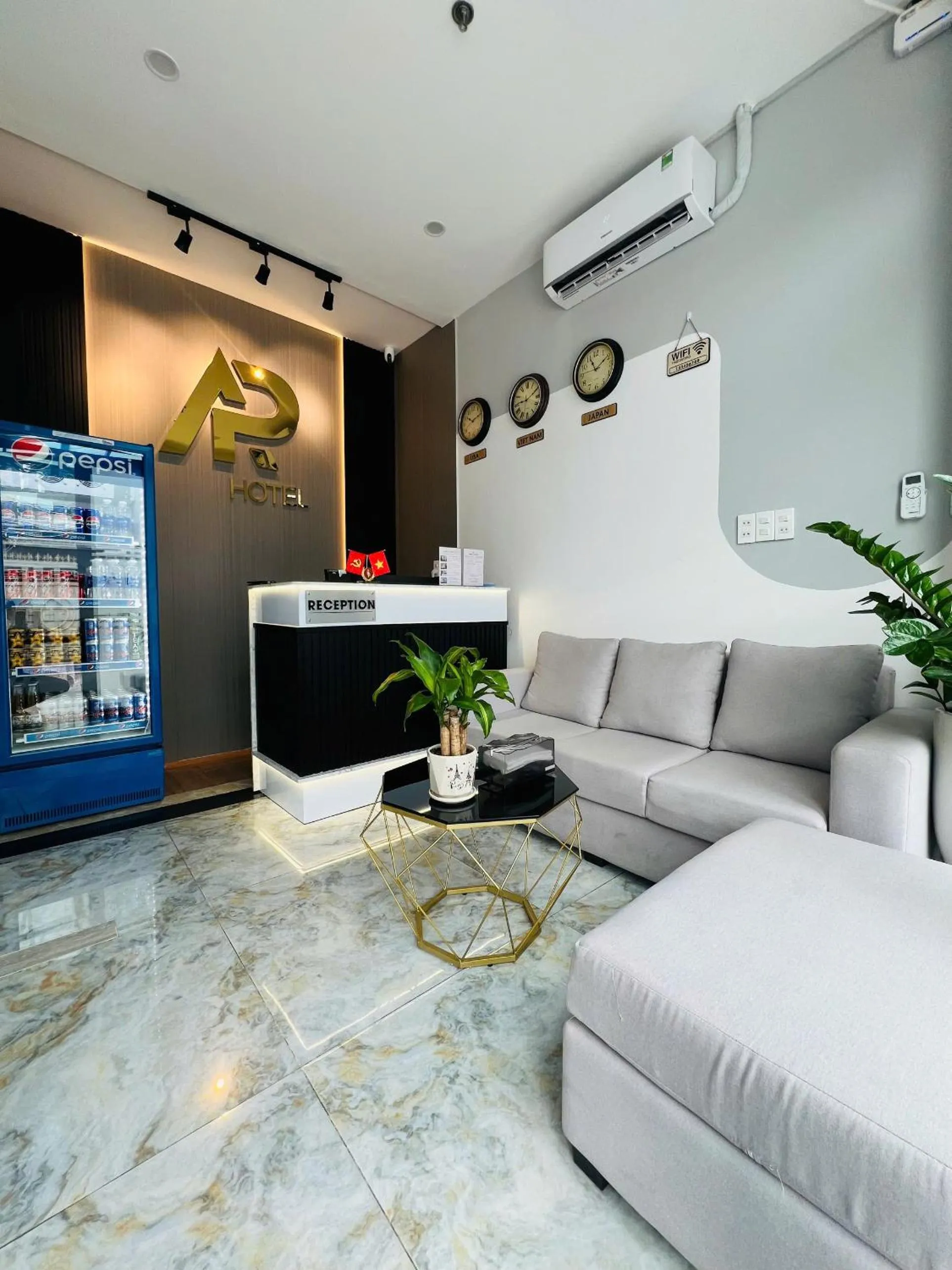 Lobby or reception in APEC Hotel