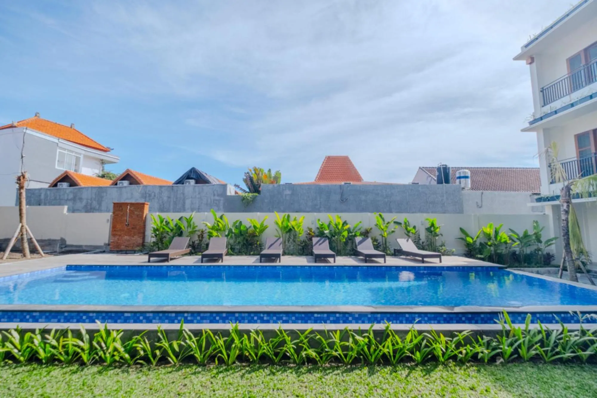 Pool view in Puri Kaja House