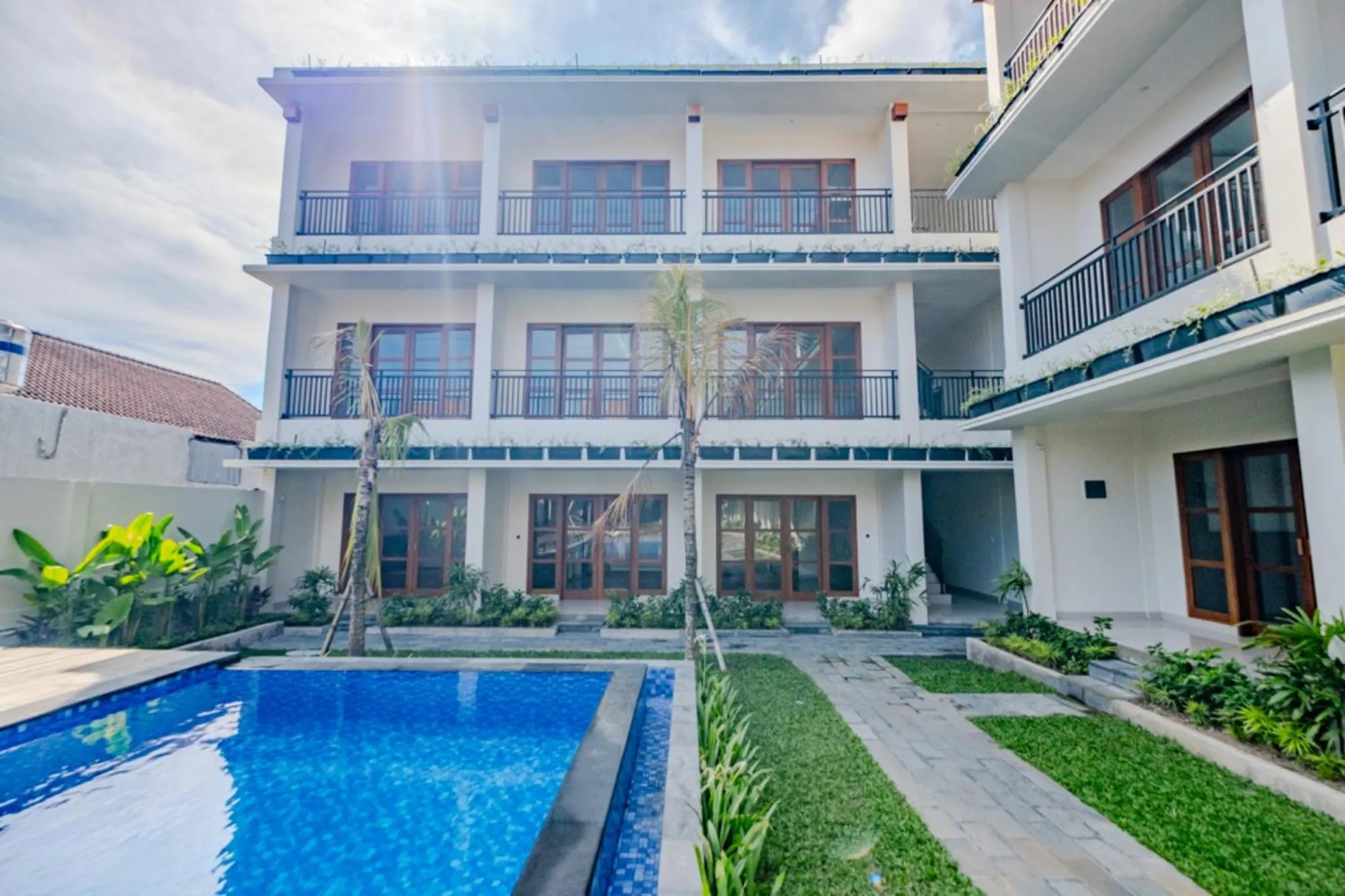 Pool view in Puri Kaja House