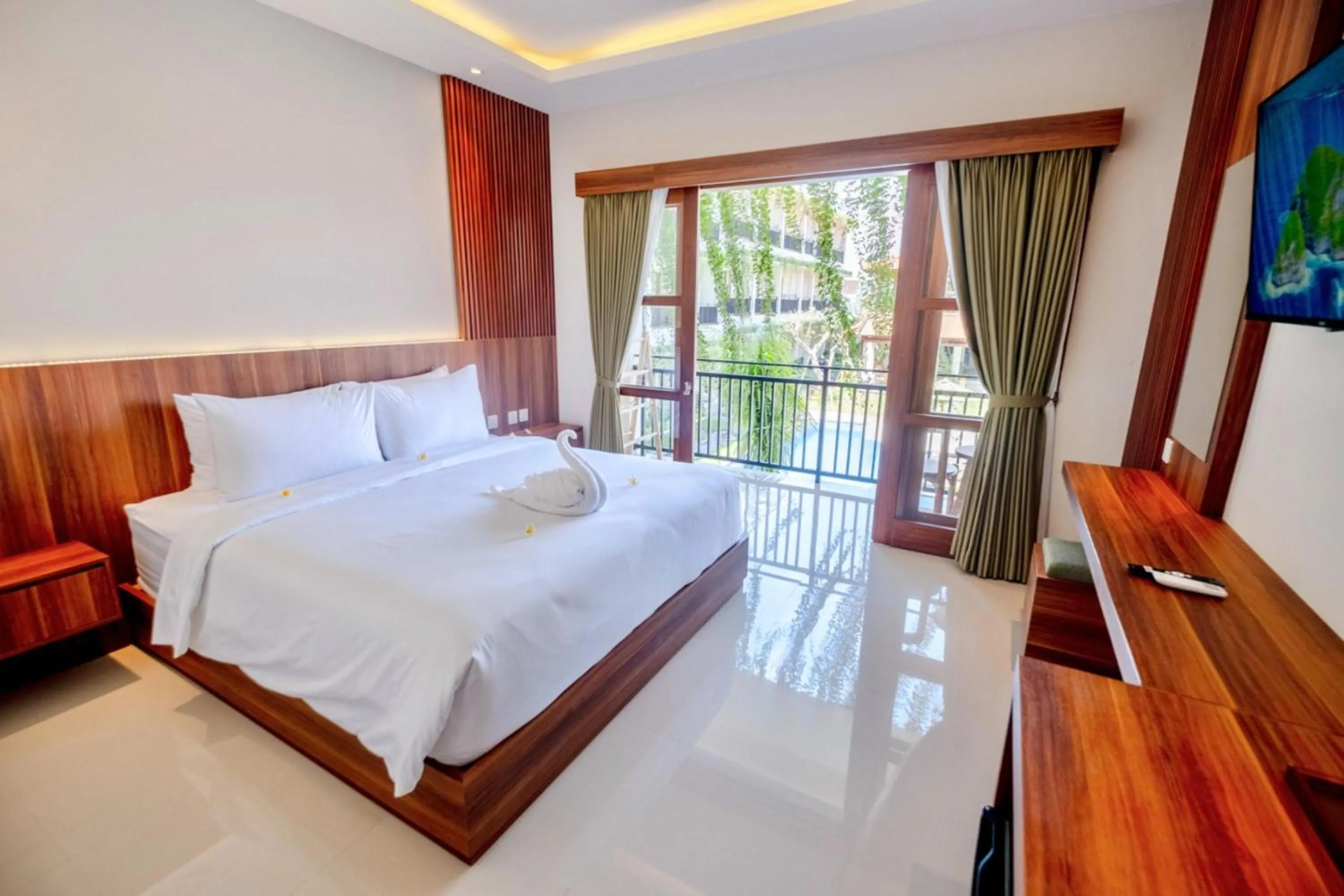 Bed in Puri Kaja House