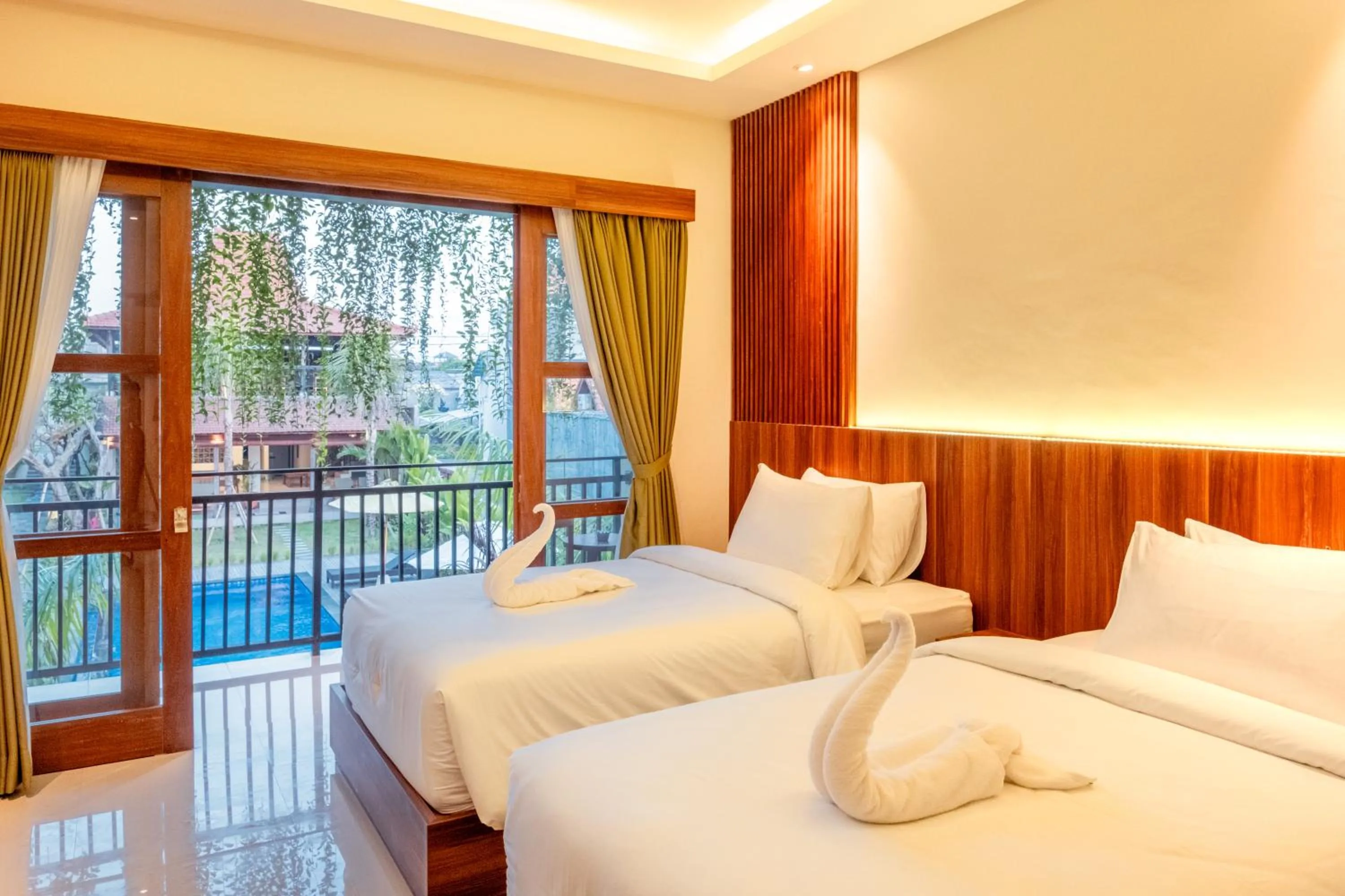 Bed in Puri Kaja House