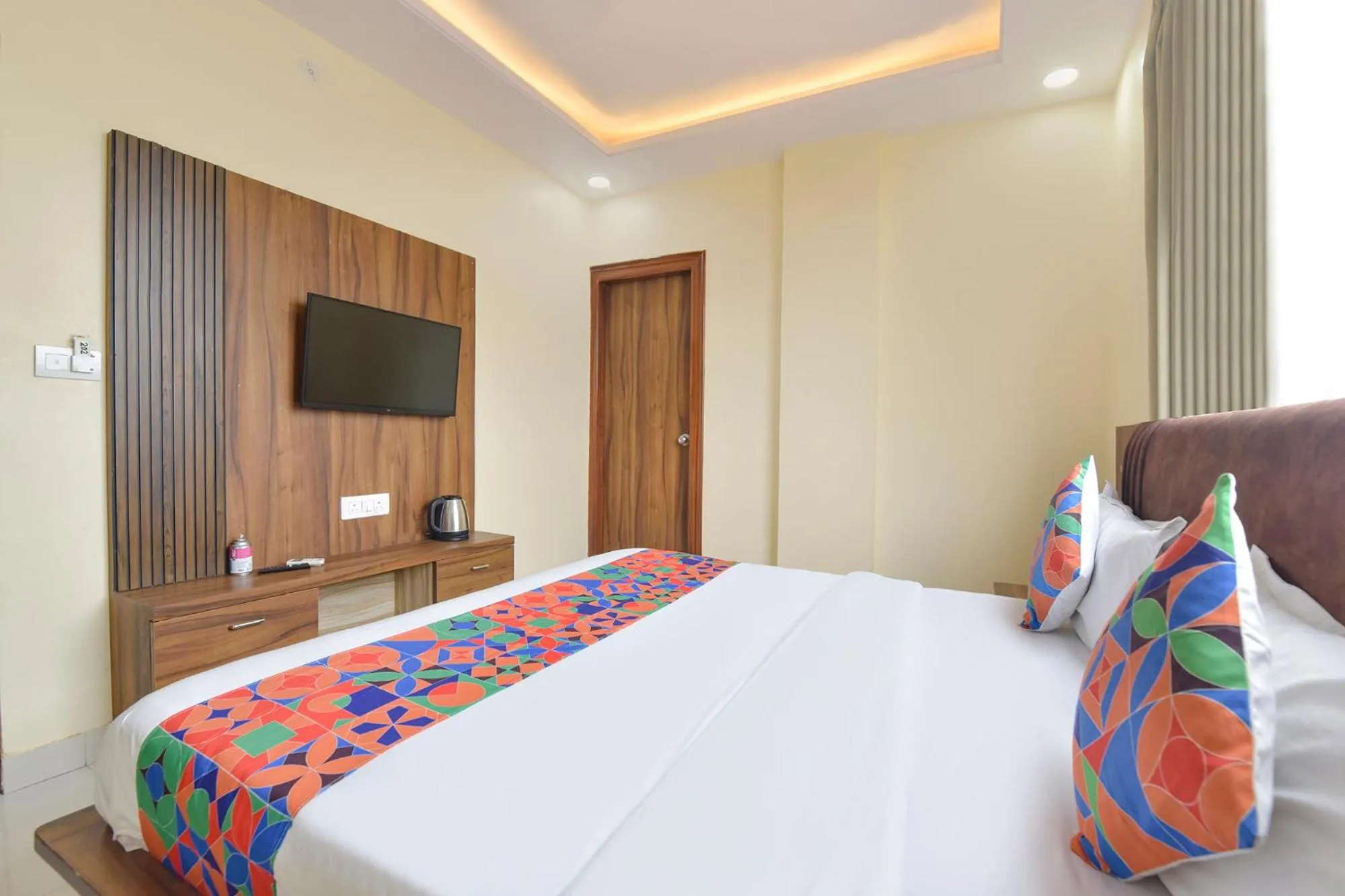 Bed in FabHotel Ballyfin Retreat