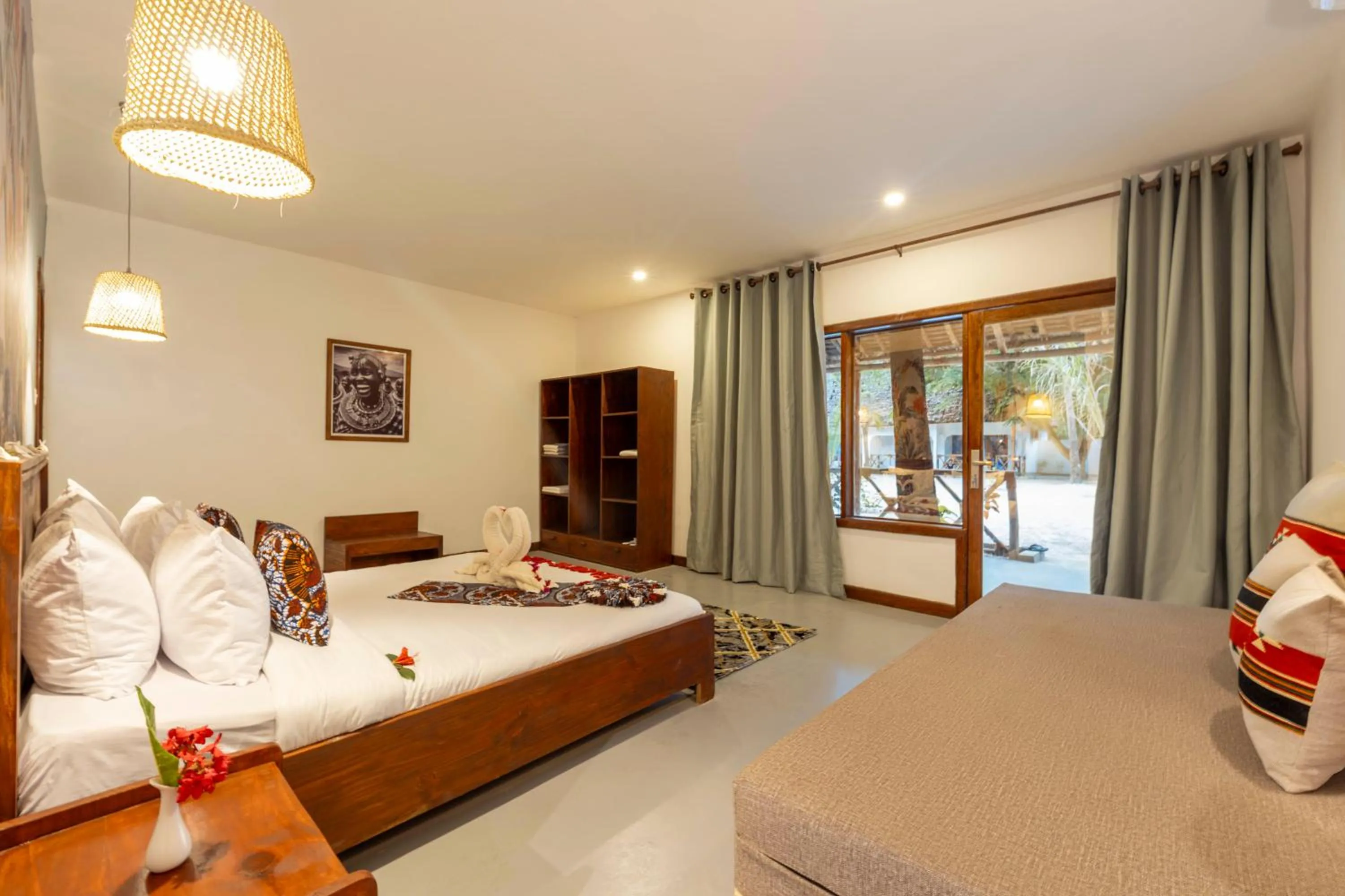 Bed in The Soul Zanzibar Beach Hotel & Spa