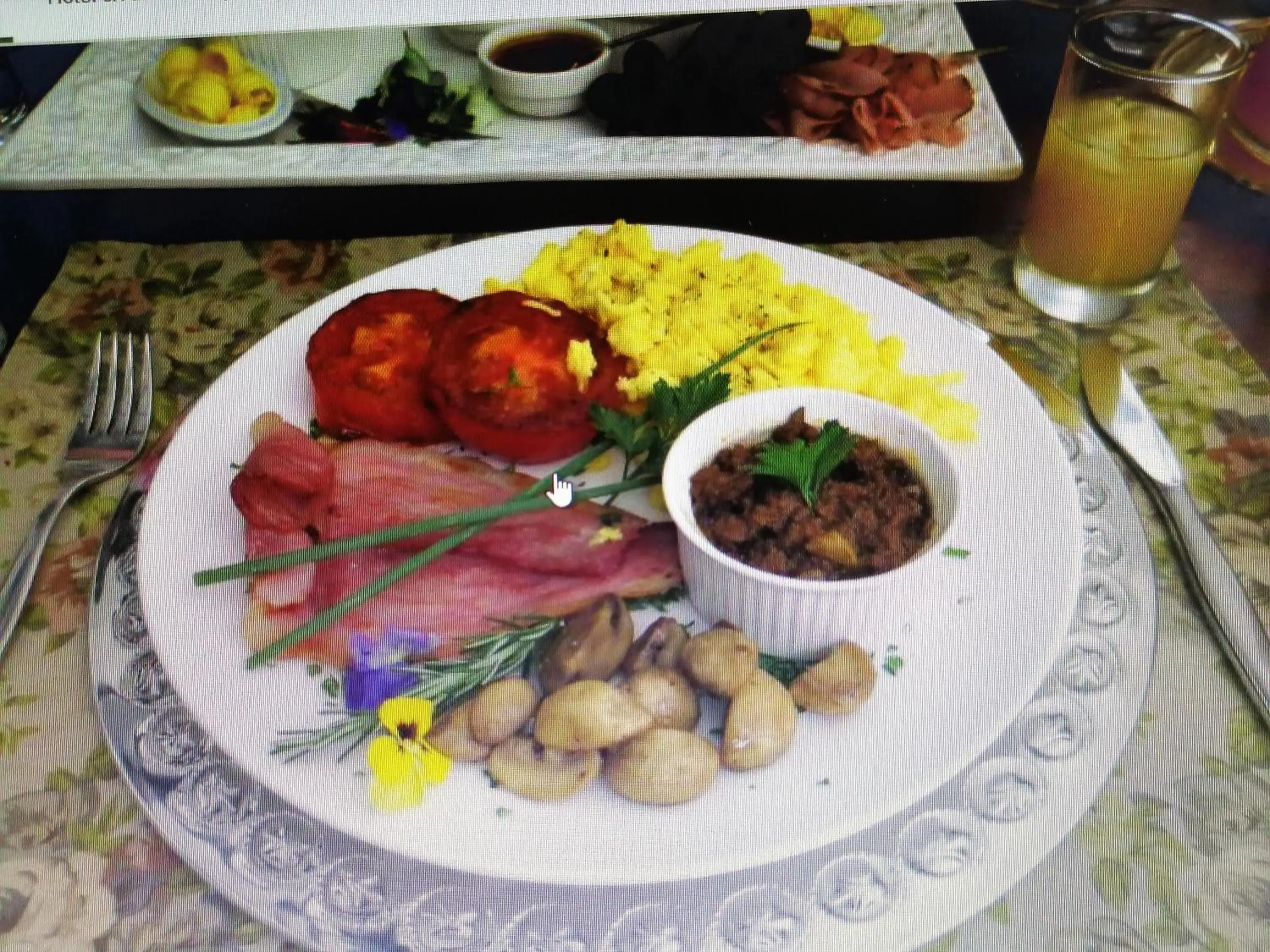 Food close-up in At 98 on Lynburn Guest House