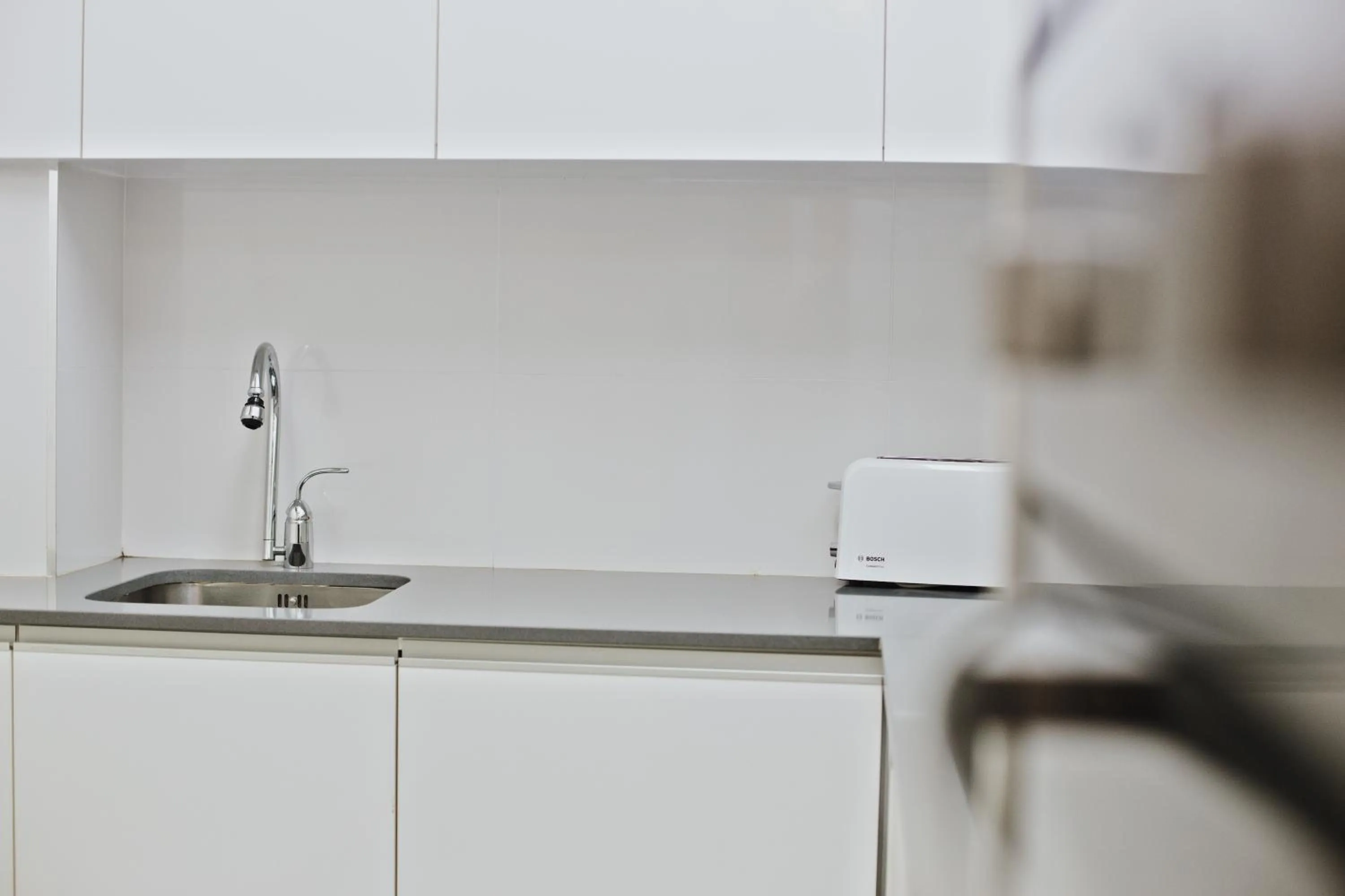 Kitchen or kitchenette in Spot Apartments Sao Bento