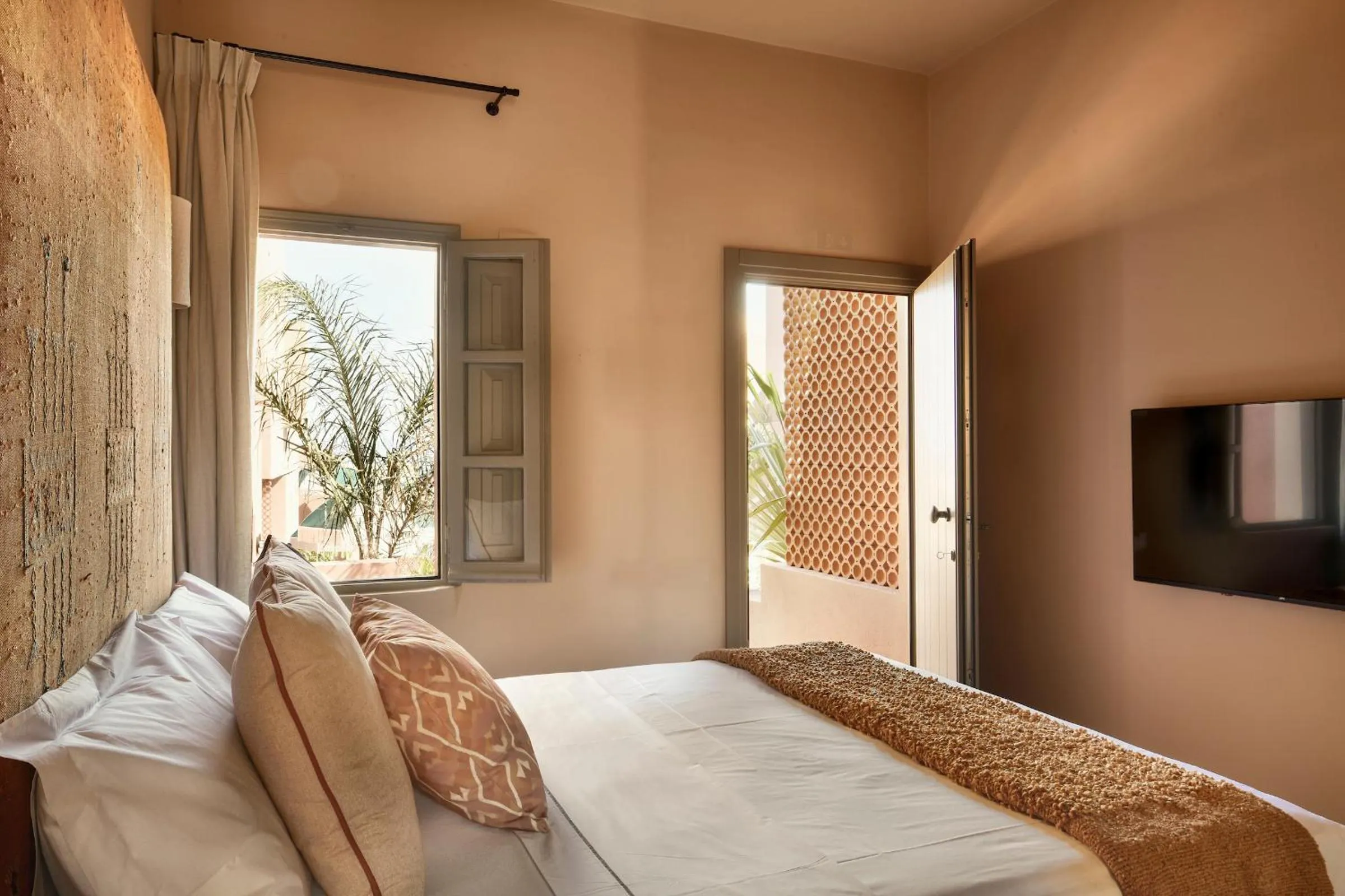 Bed in Terra Verde Oia by K&K