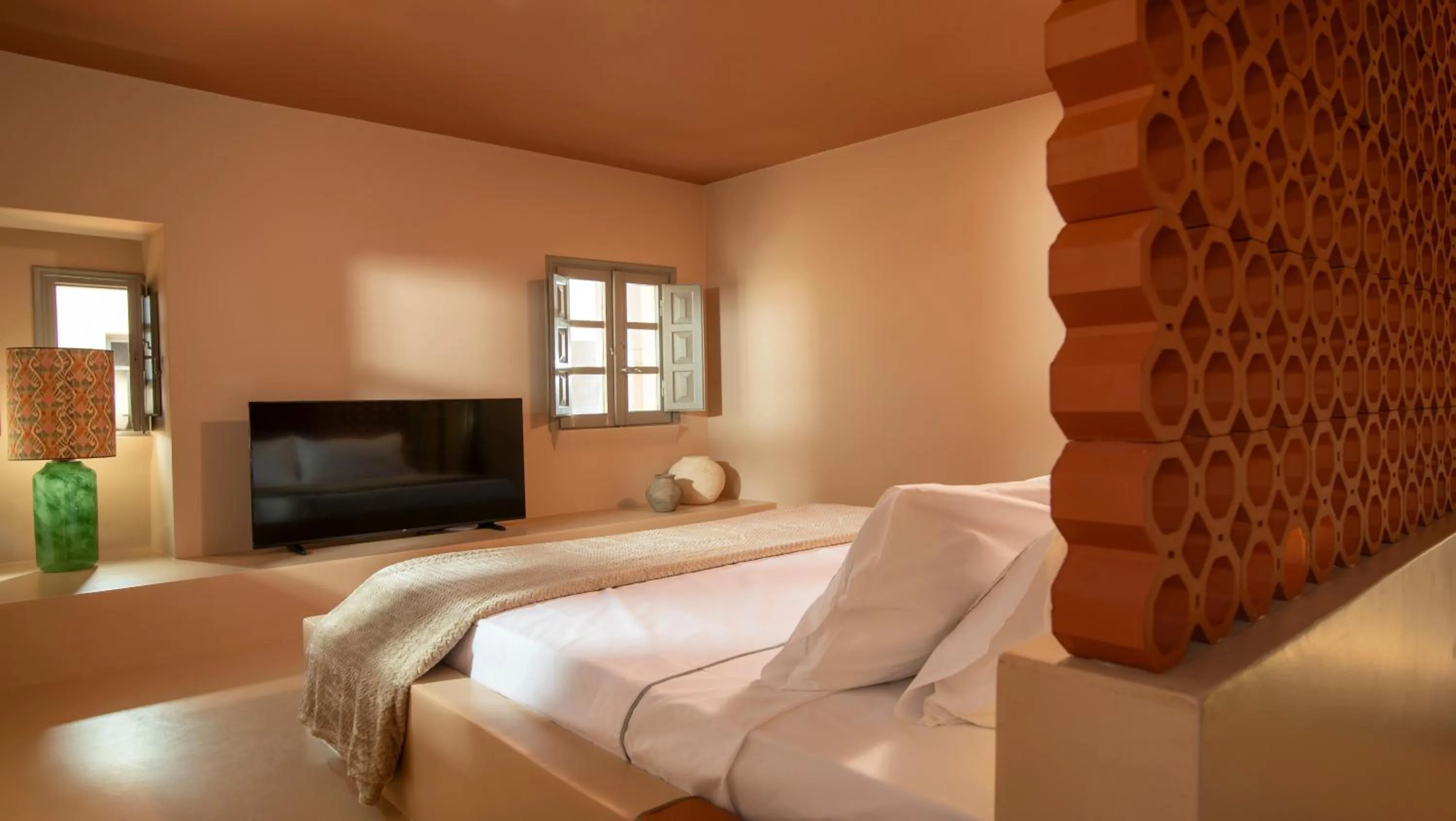 Bed in Terra Verde Oia by K&K