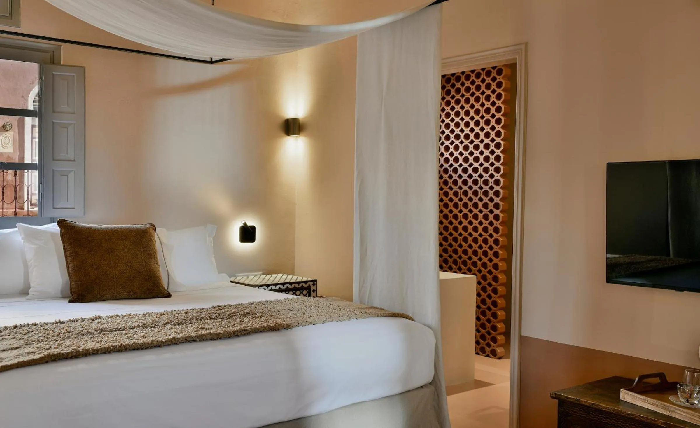 Bed in Terra Verde Oia by K&K