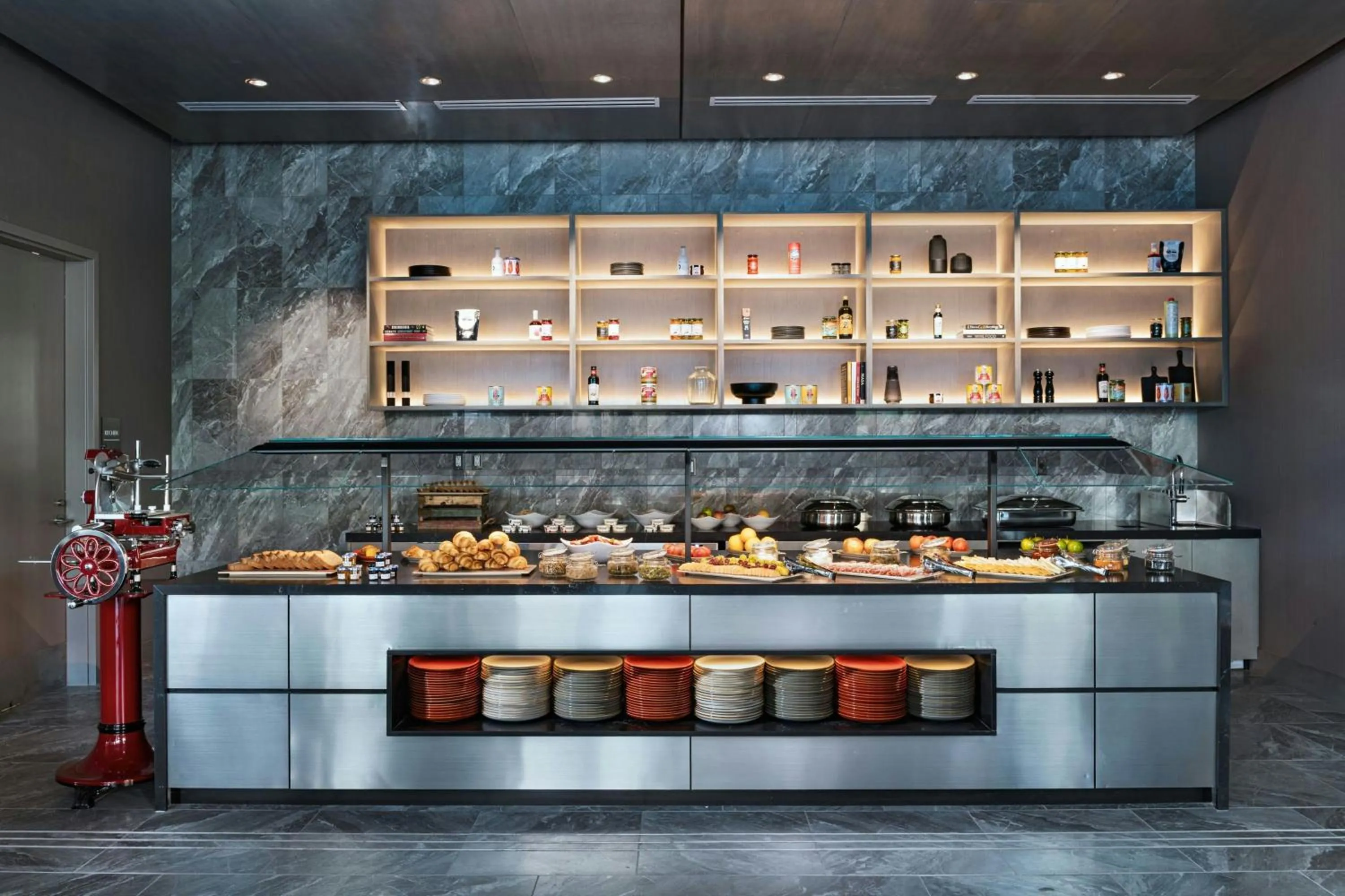 Kitchen or kitchenette in AC Hotel by Marriott Las Vegas Symphony Park