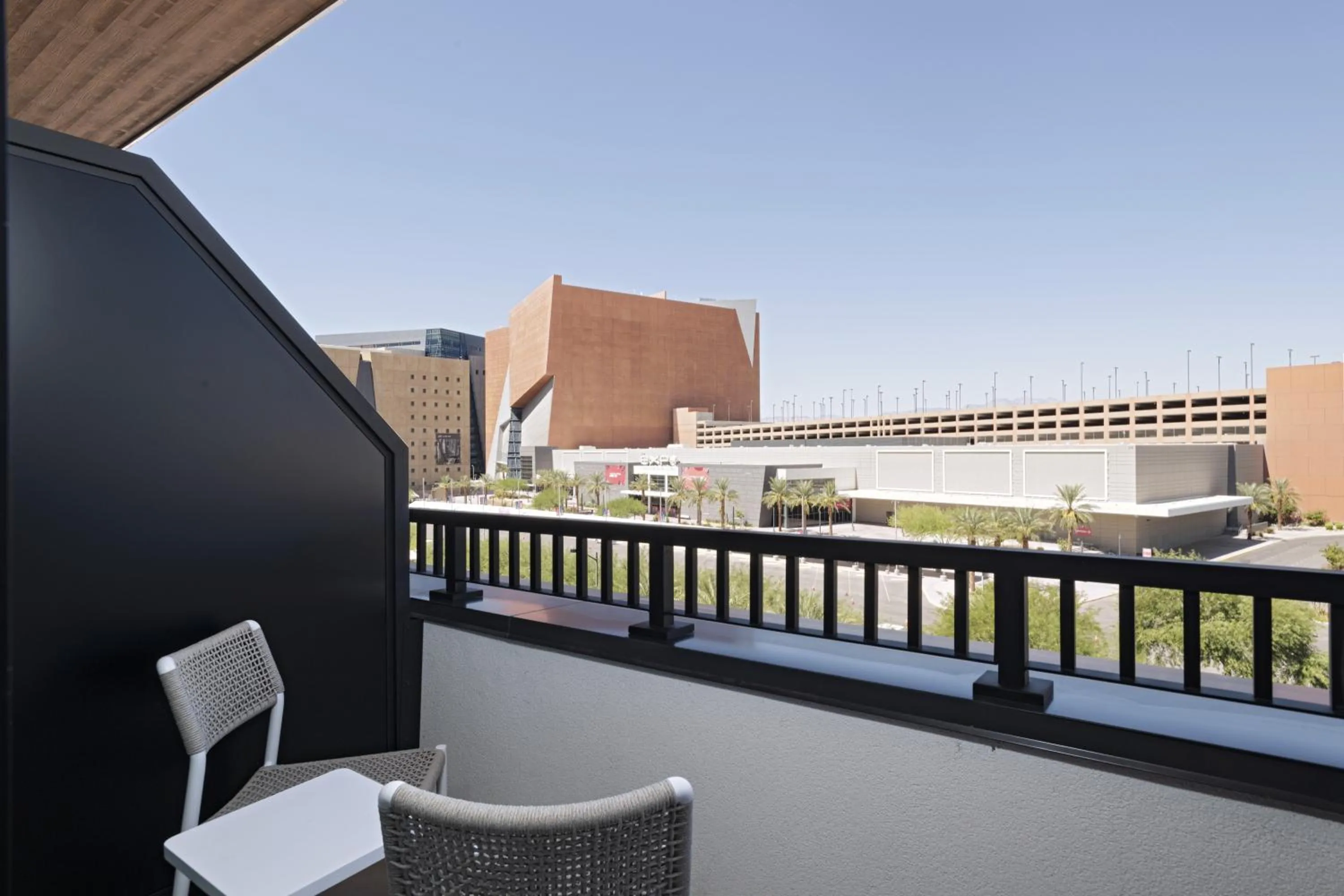 Balcony/Terrace in AC Hotel by Marriott Las Vegas Symphony Park