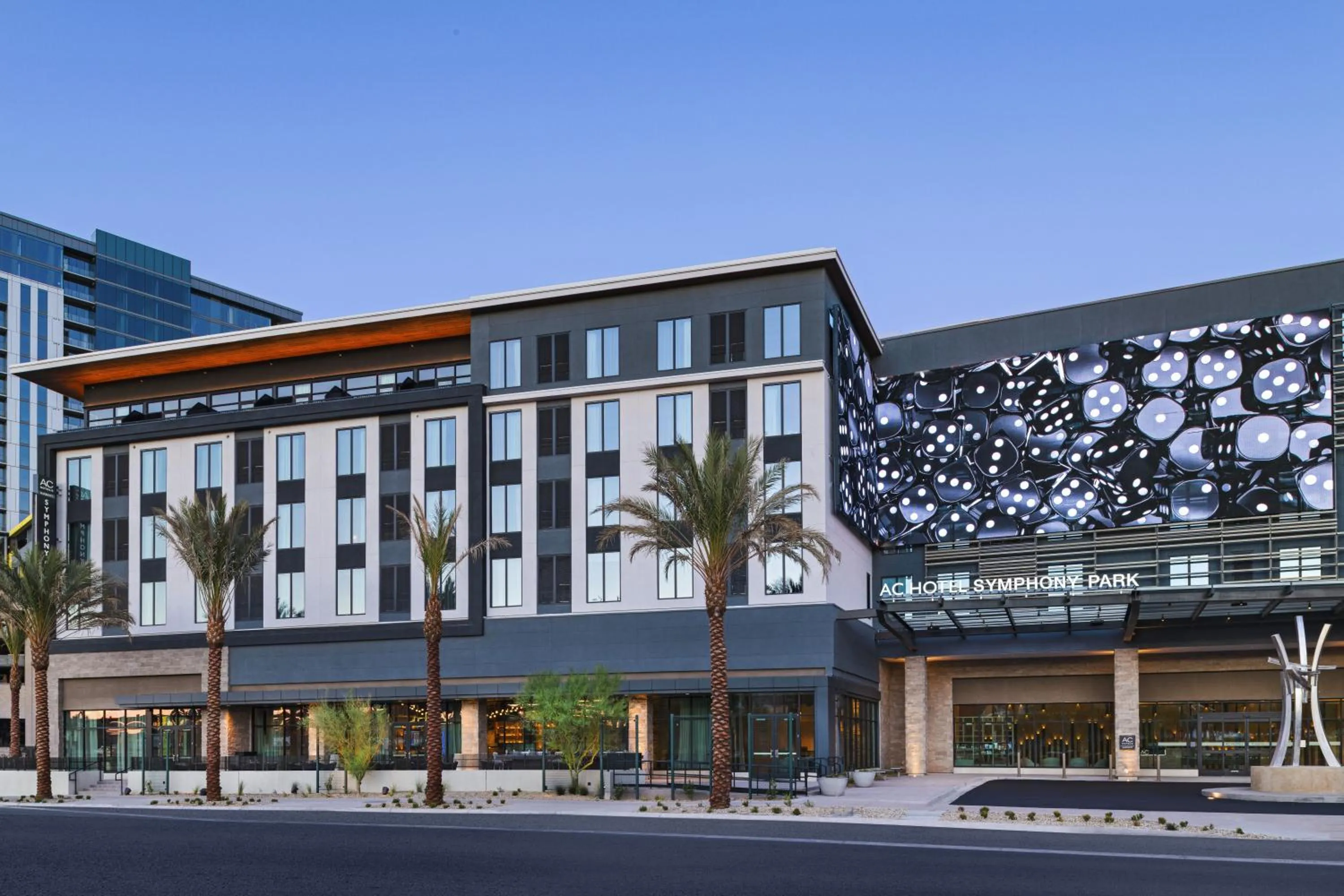 Property building in AC Hotel by Marriott Las Vegas Symphony Park